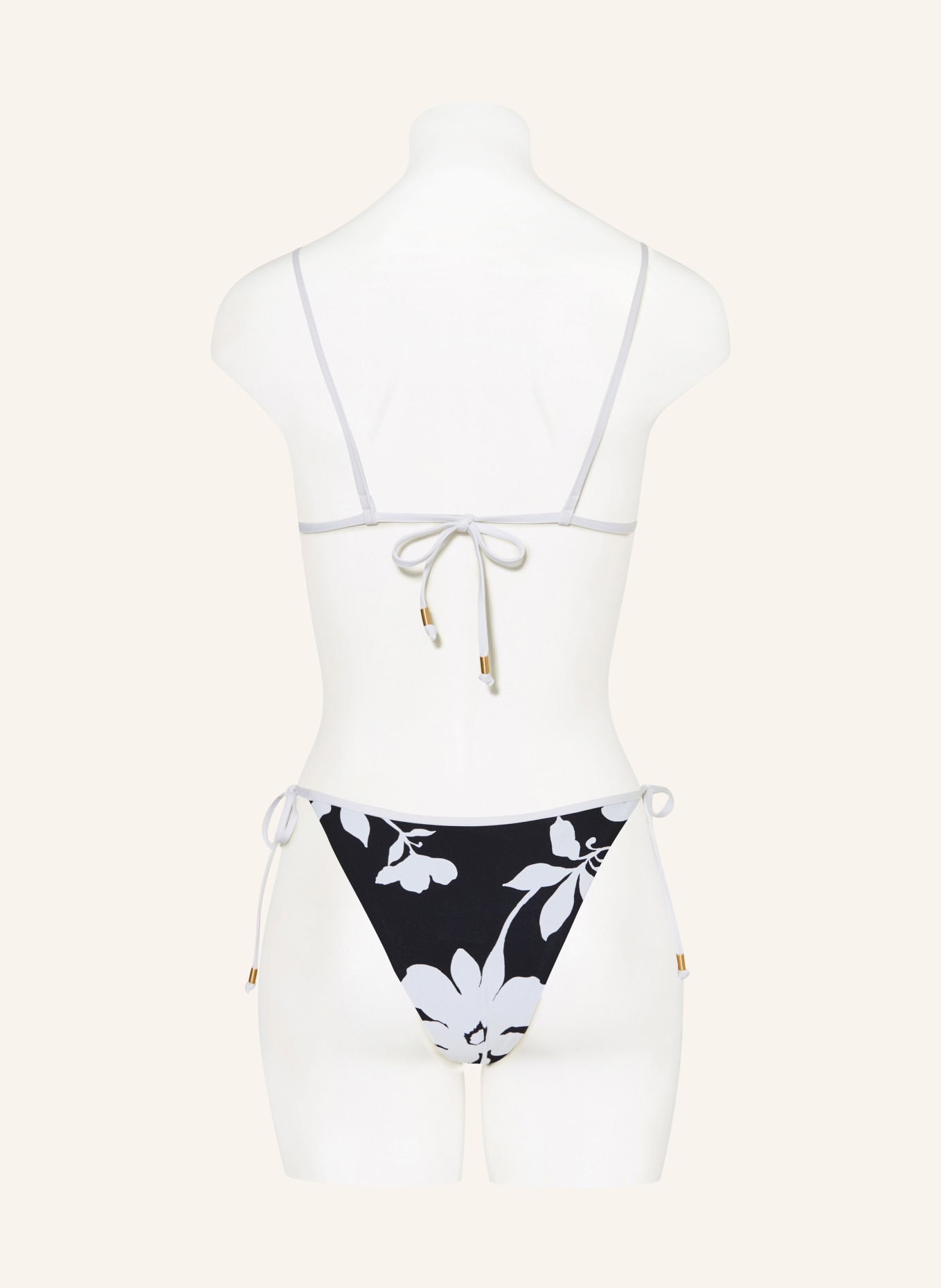 SEAFOLLY Triangel-Bikini-Top MAYFLOWER: SCHWARZ / WEISS