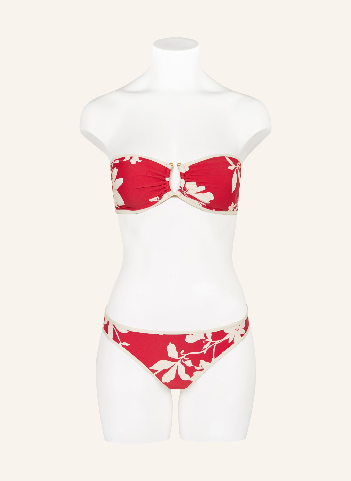 SEAFOLLY Panty-Bikini-Hose MAYFLOWER: ROT / CREME