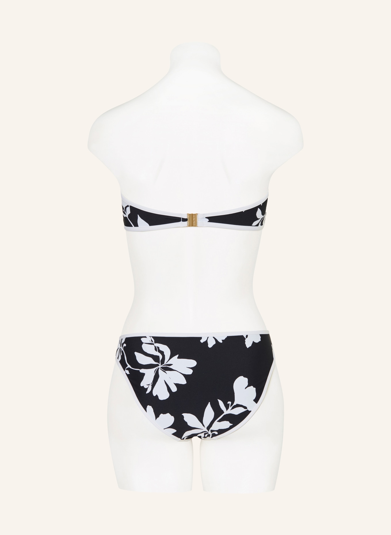 SEAFOLLY Bandeau-Bikini-Top MAYFLOWER: SCHWARZ / WEISS
