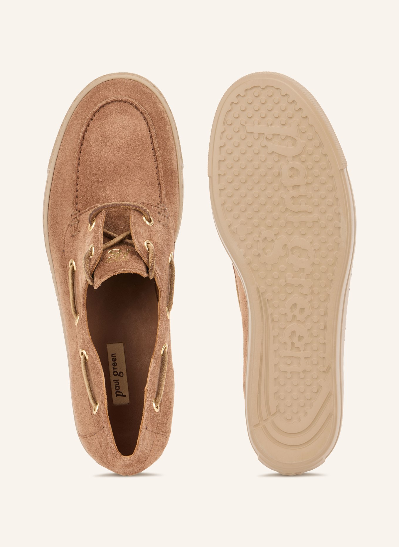 paul green Bootsschuhe GRAIN: CAMEL