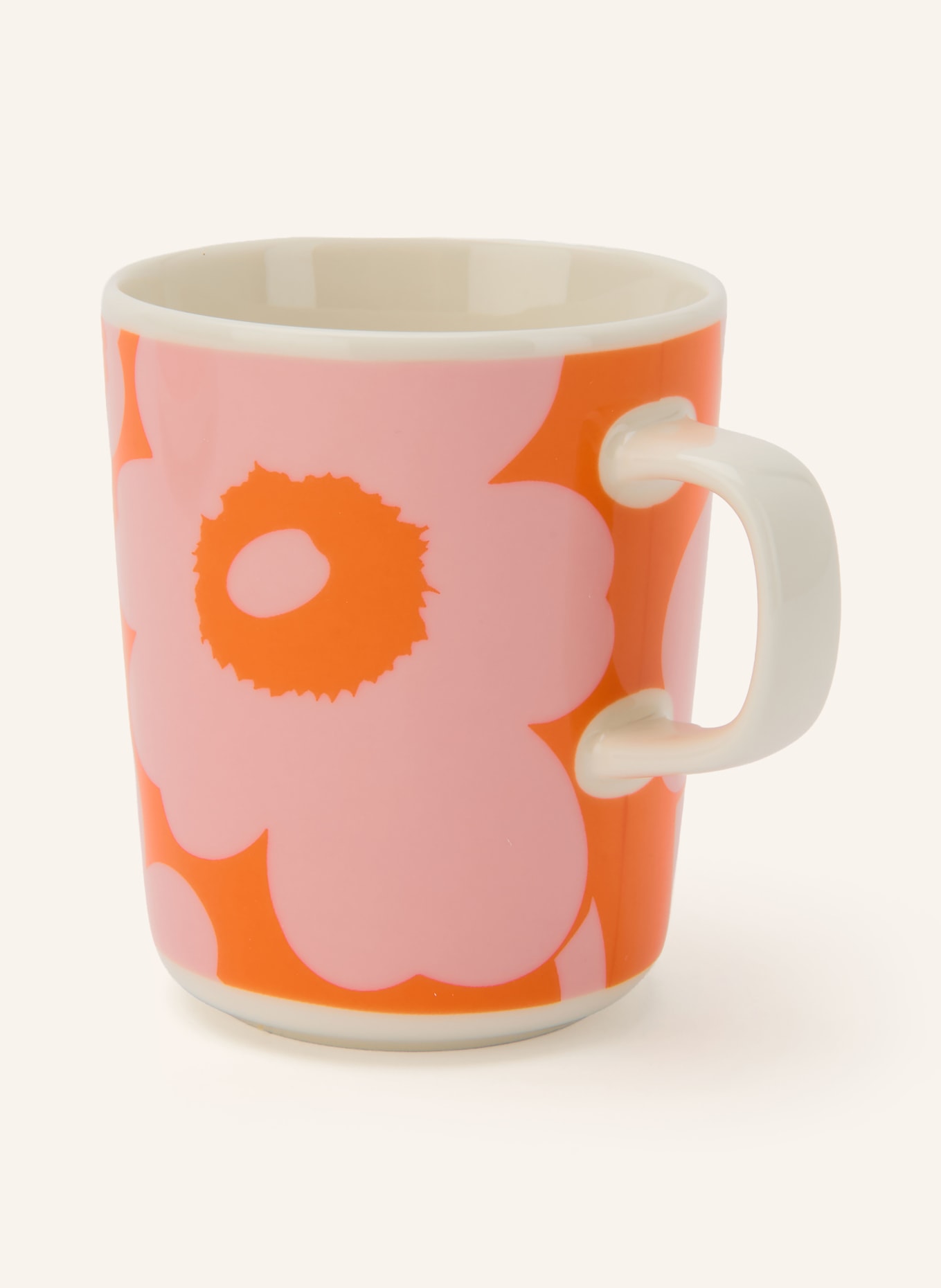 marimekko 4-delige ontbijtset OIVA/UNIKKO: ROZE / CRÈME / ROZE