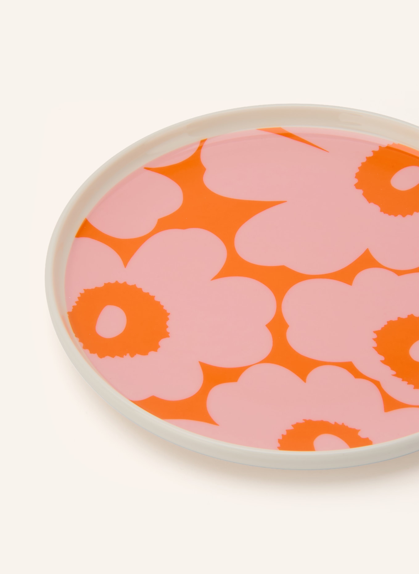 marimekko 4-delige ontbijtset OIVA/UNIKKO: ROZE / CRÈME / ROZE