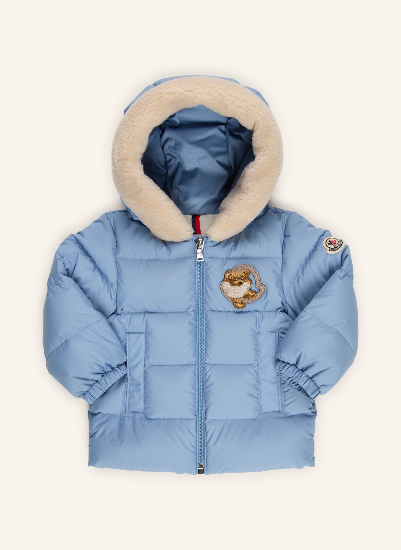 MONCLER enfant Péřová bunda KESIMUR: TMAVĚ MODRÁ