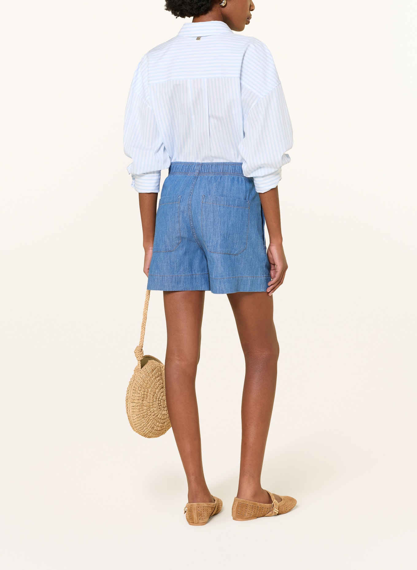 SoSUE Denim shorts: BLUE