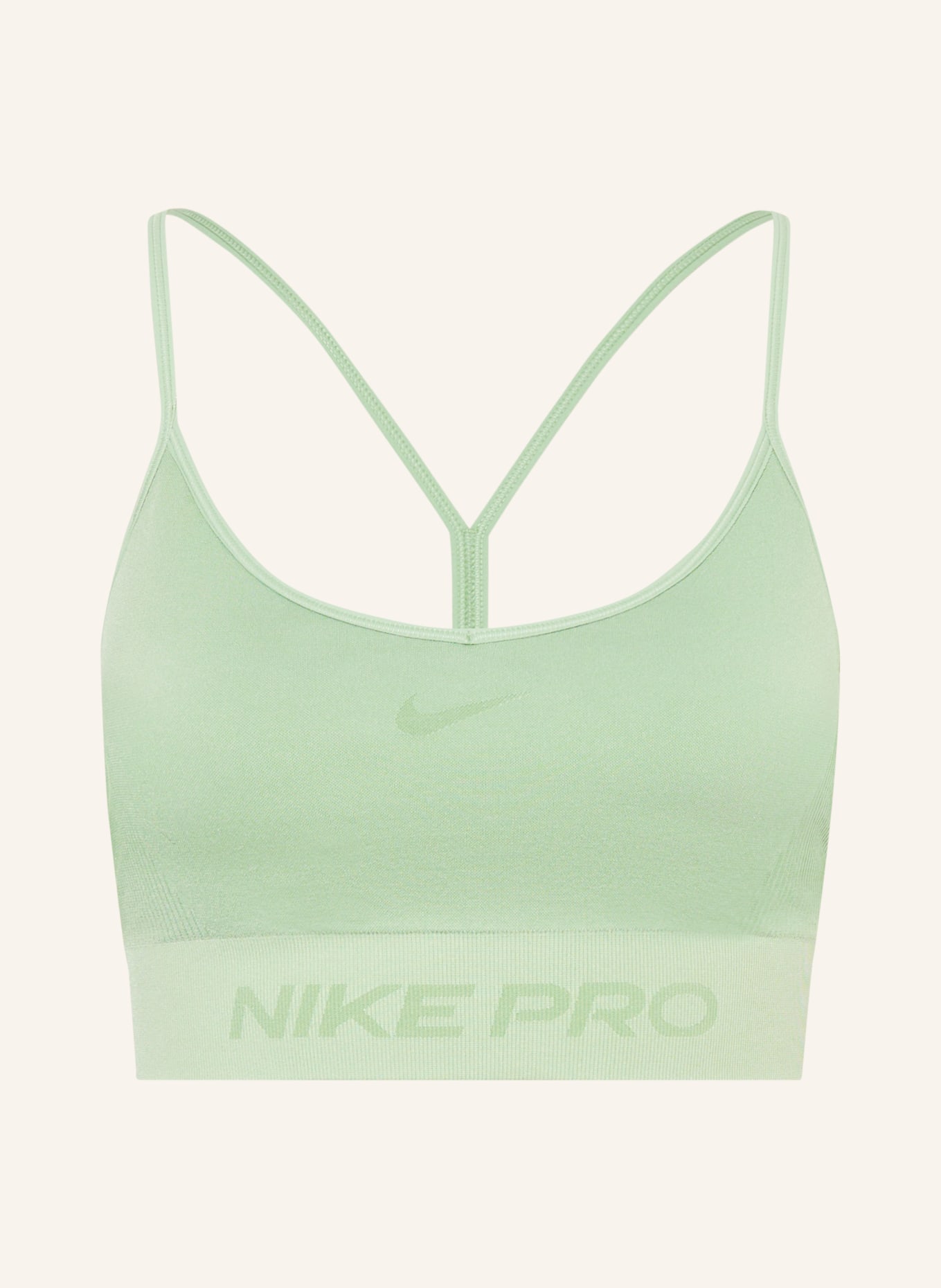 Nike Sport-BH PRO SEAMLESS: LYSEGRØN