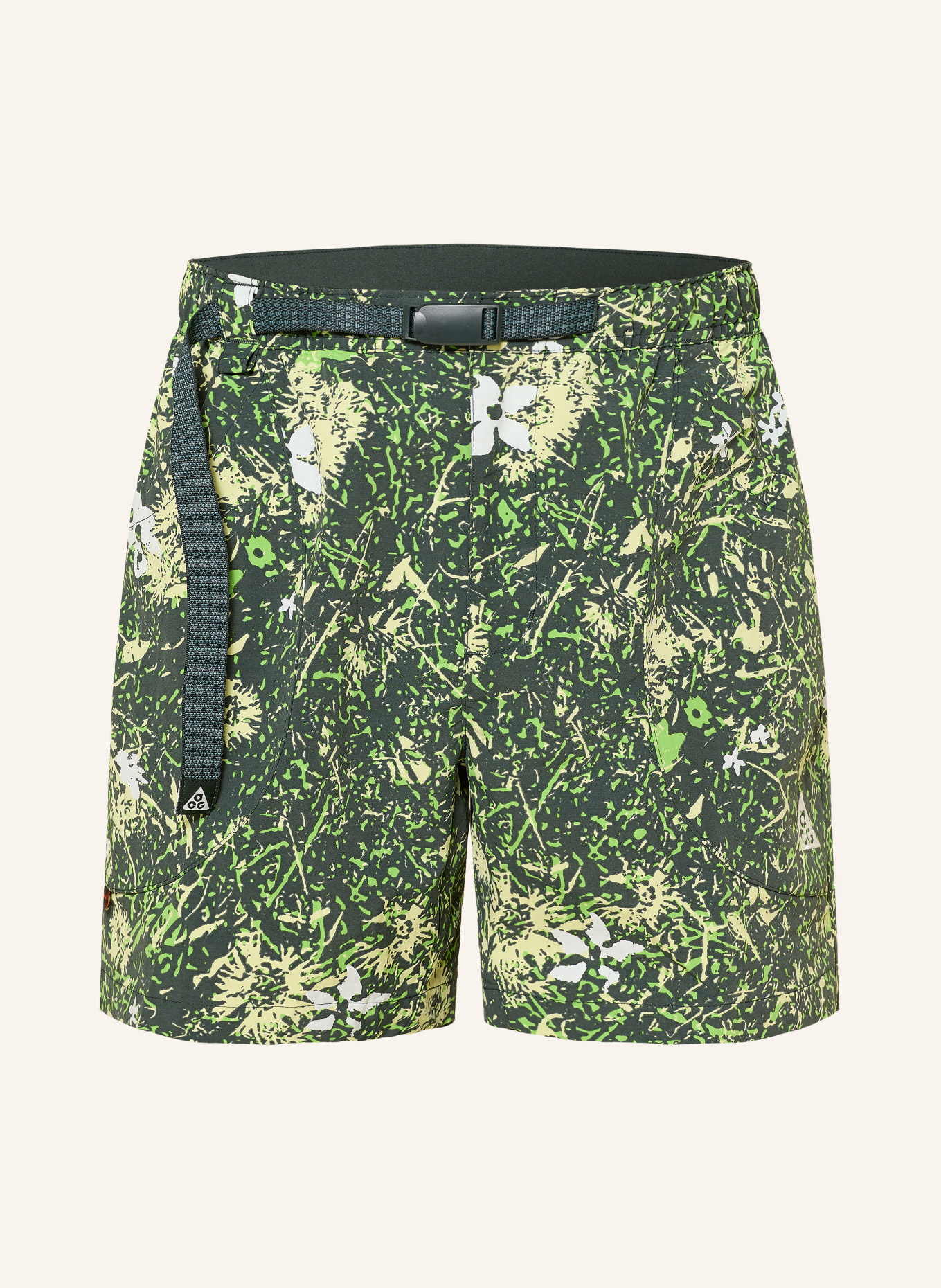 Nike Trekkingshorts DOLOMITI: GRÖN / GRÄDDE / LJUSGRÖN