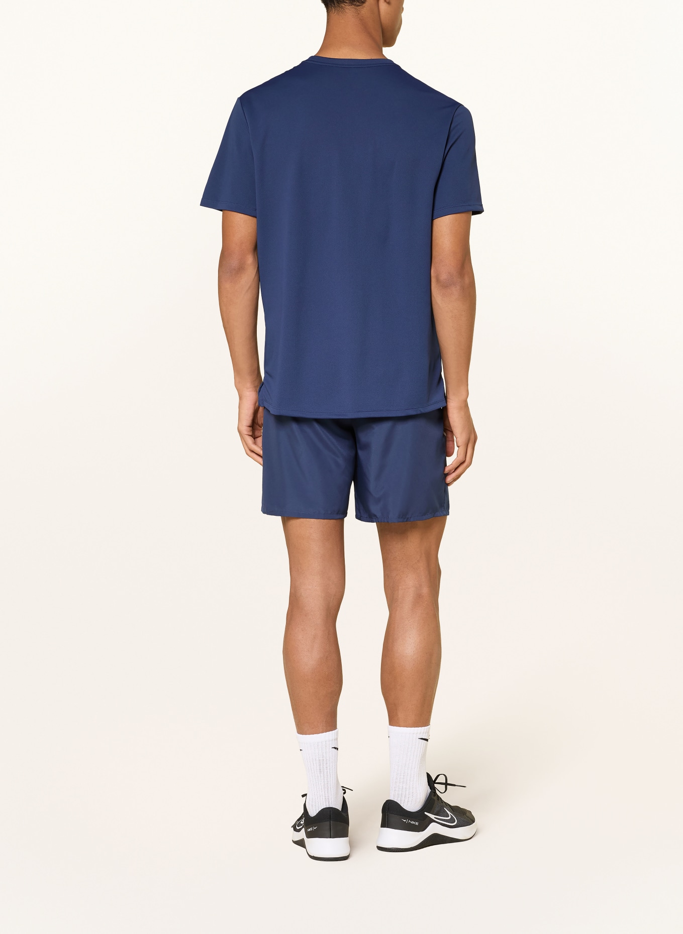 Nike 2-in-1 hardloopbroek MILER: DONKERBLAUW