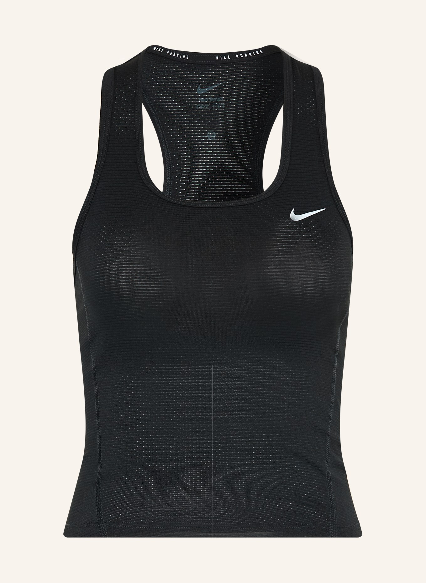 Nike Lauftop TEMPO: SCHWARZ