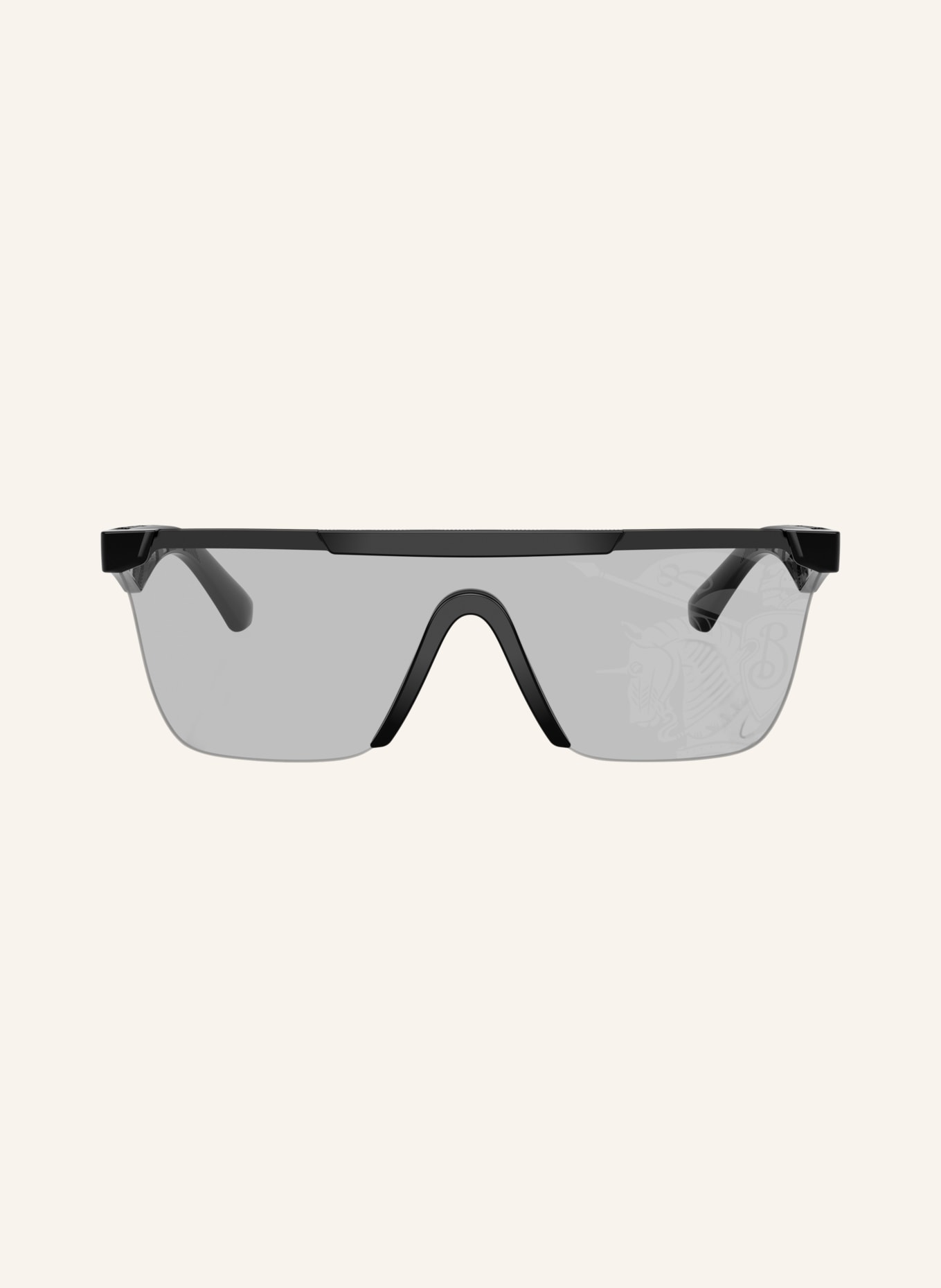 BURBERRY Okulary przeciwsłoneczne BE4480D: CZARNY/ JASNOSZARY