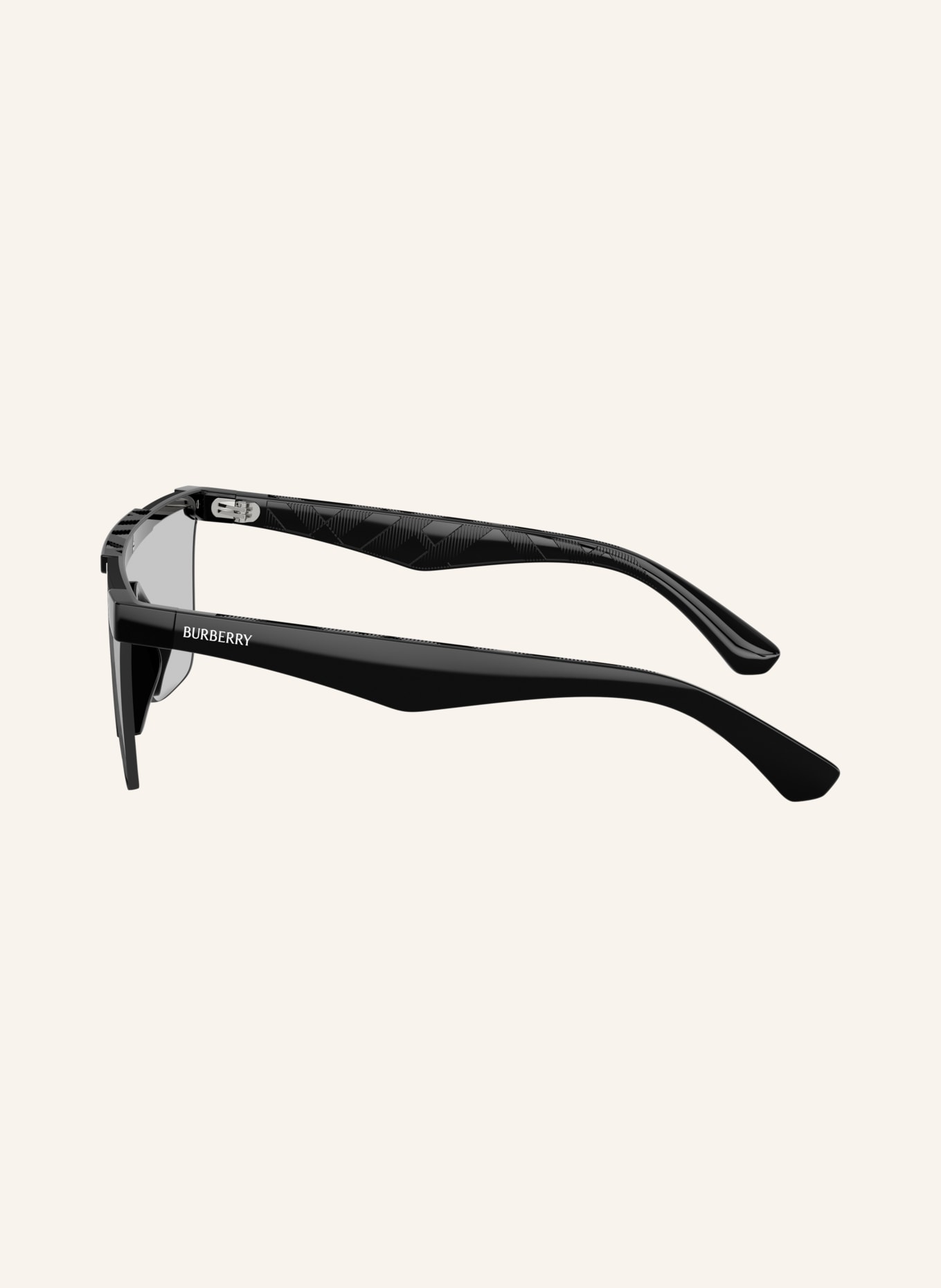 BURBERRY Okulary przeciwsłoneczne BE4480D: CZARNY/ JASNOSZARY