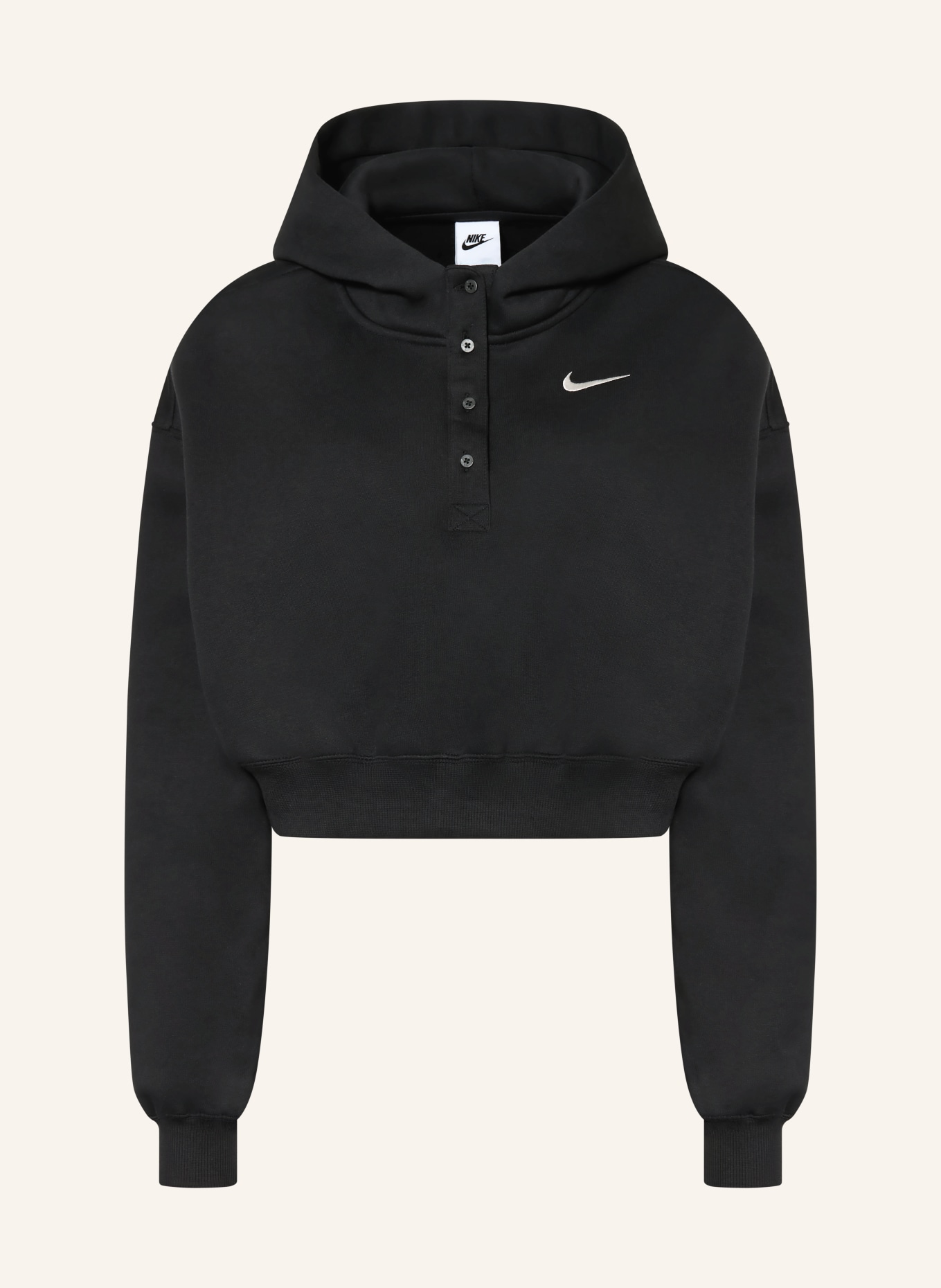 Nike Kort hoodie PHOENIX: SORT