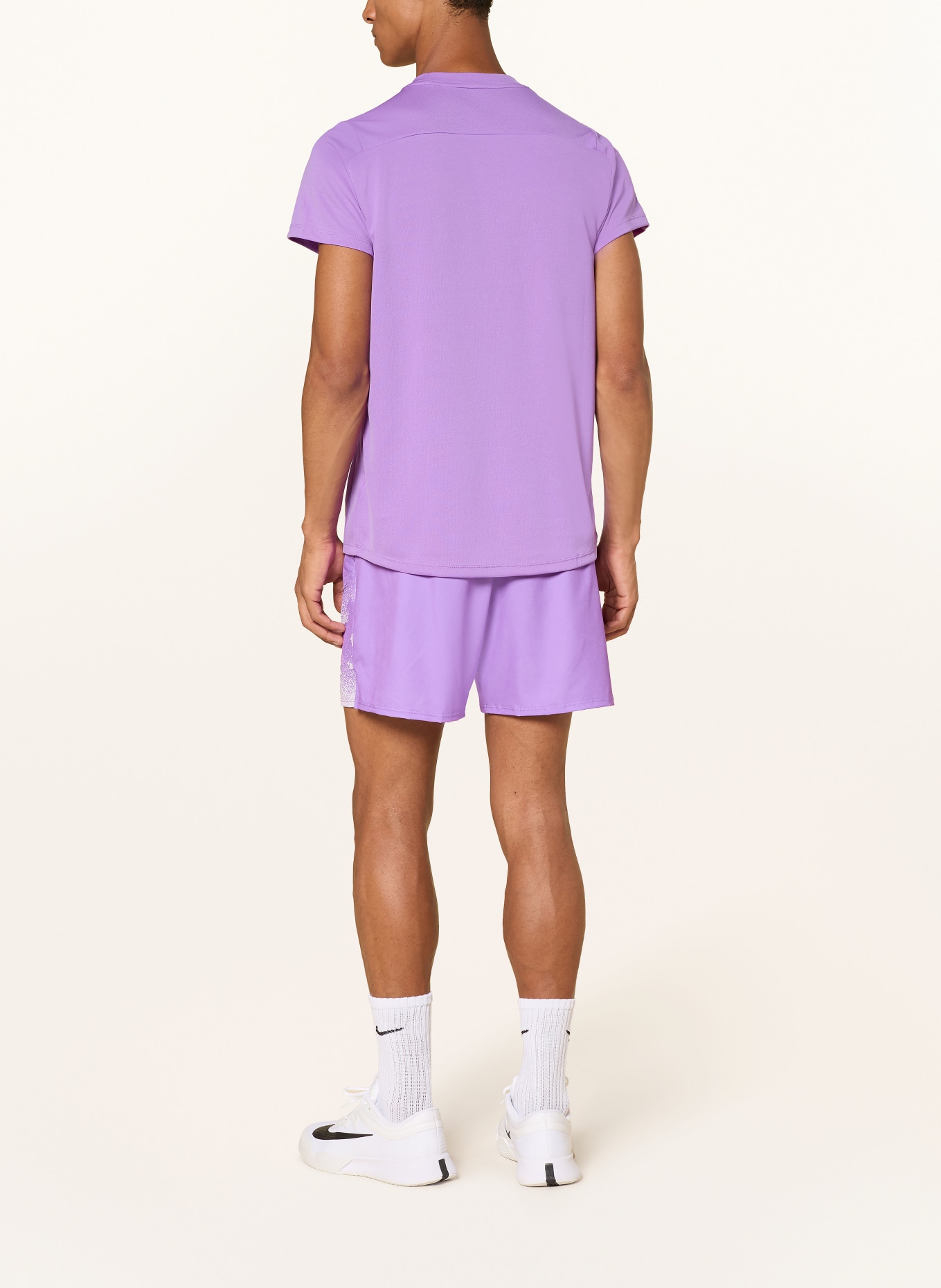 Nike COURT SLAM Tennis Shorts: PURPLE / LIGHT PURPLE