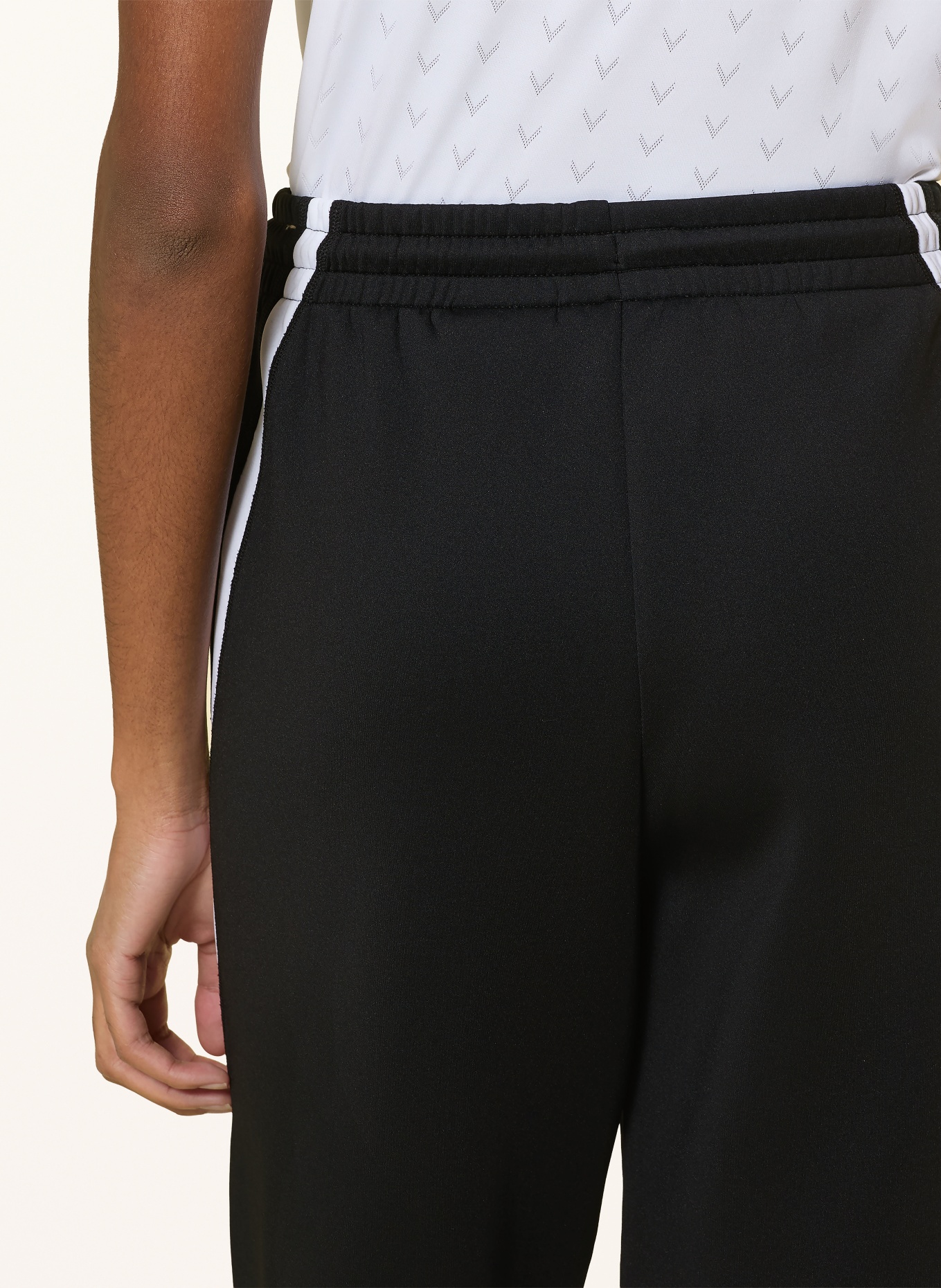 Nike Tenisové kalhoty ADVANTAGE: ČERNÁ / BÍLÁ