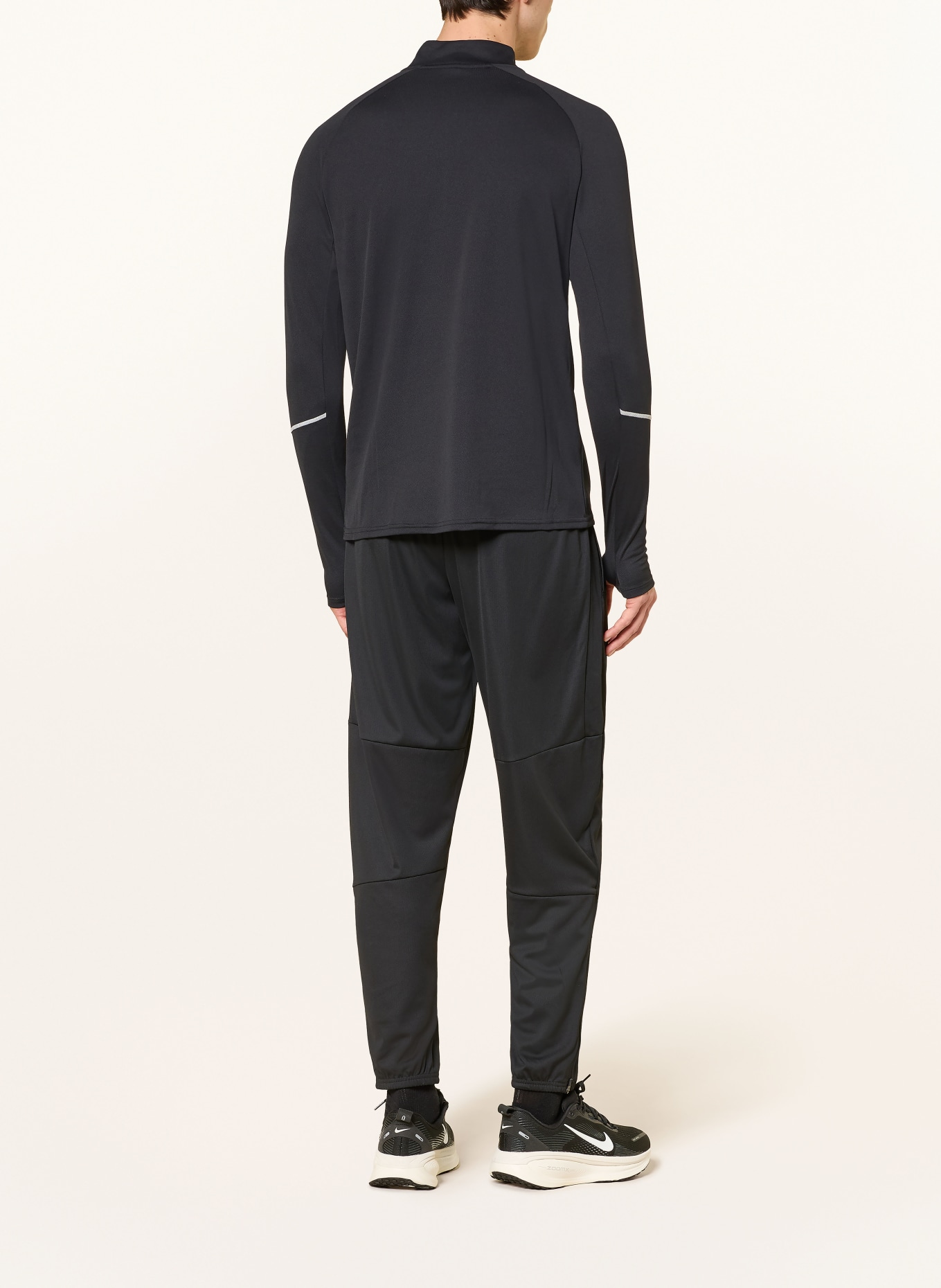Nike MILER Running Shirt: BLACK