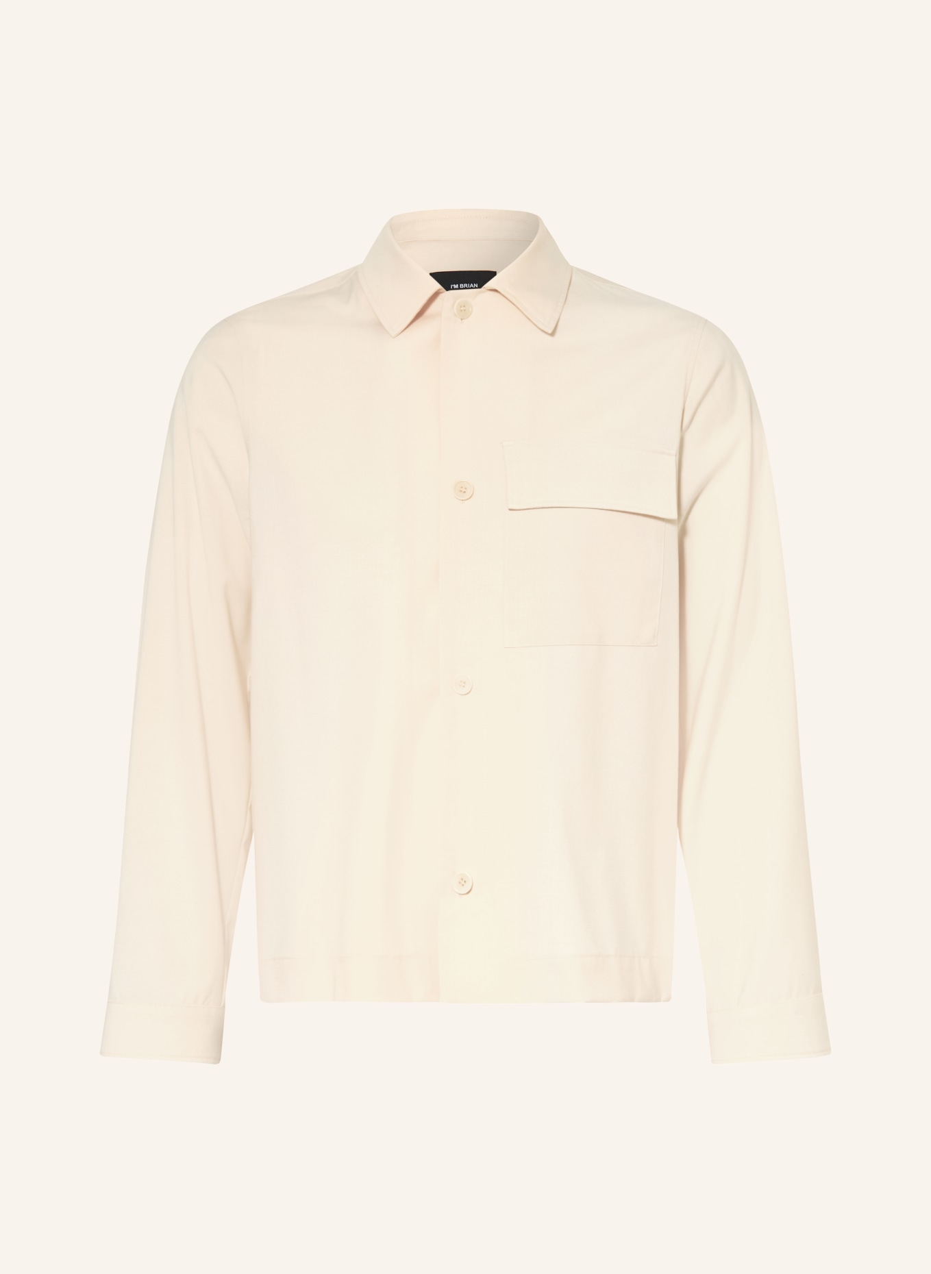 I'M BRIAN Overshirt CAMICIA: ECRU
