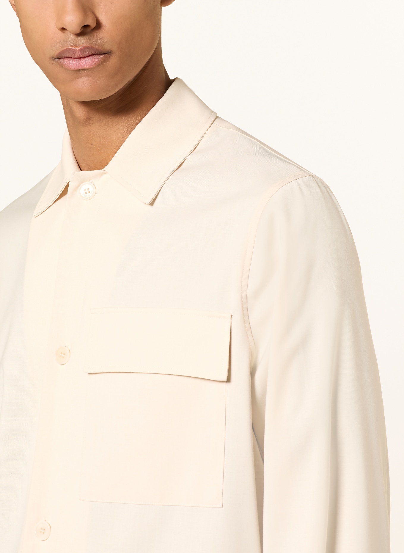 I'M BRIAN Overshirt CAMICIA: ECRU