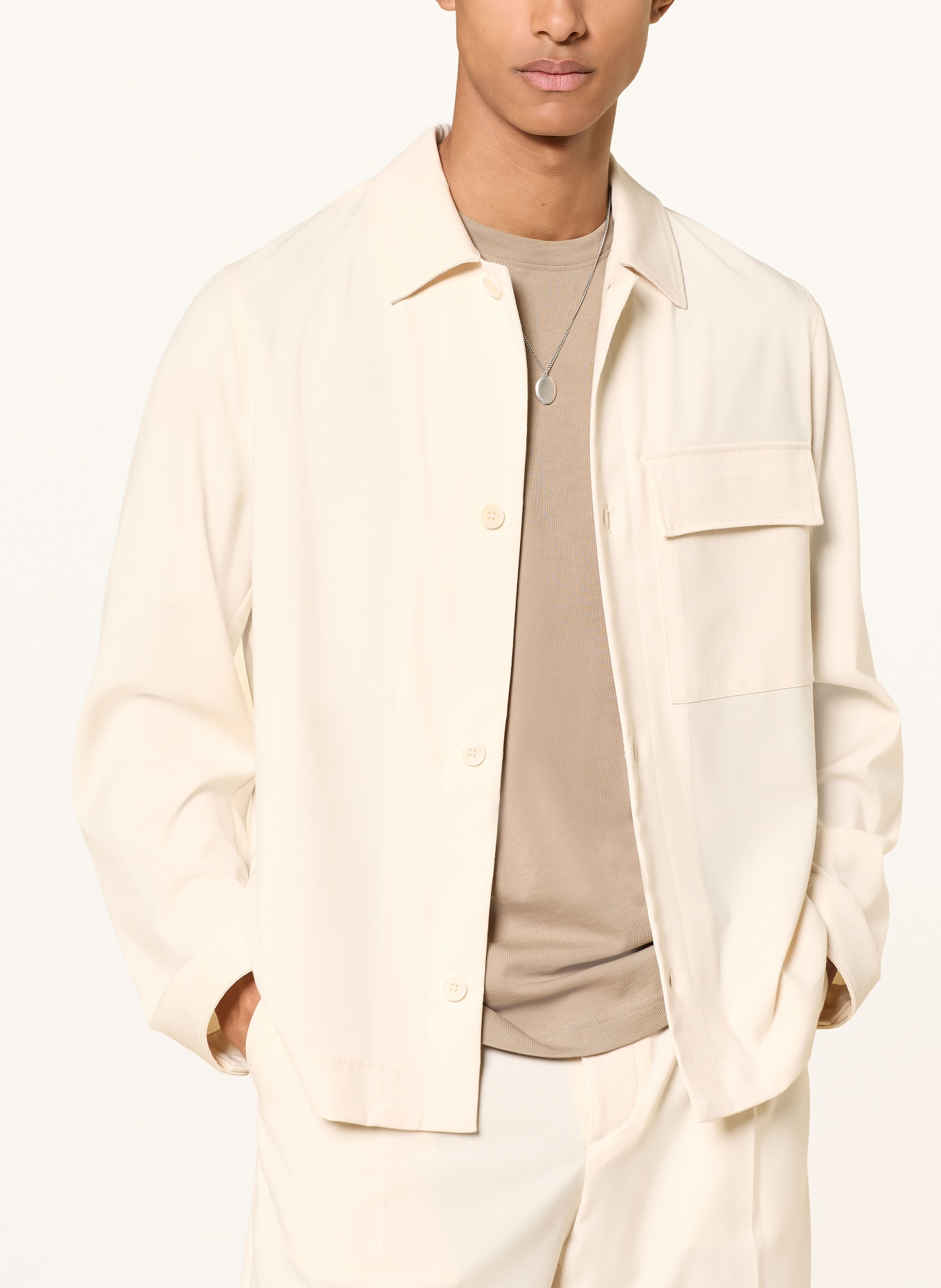 I'M BRIAN Overshirt CAMICIA: ECRU