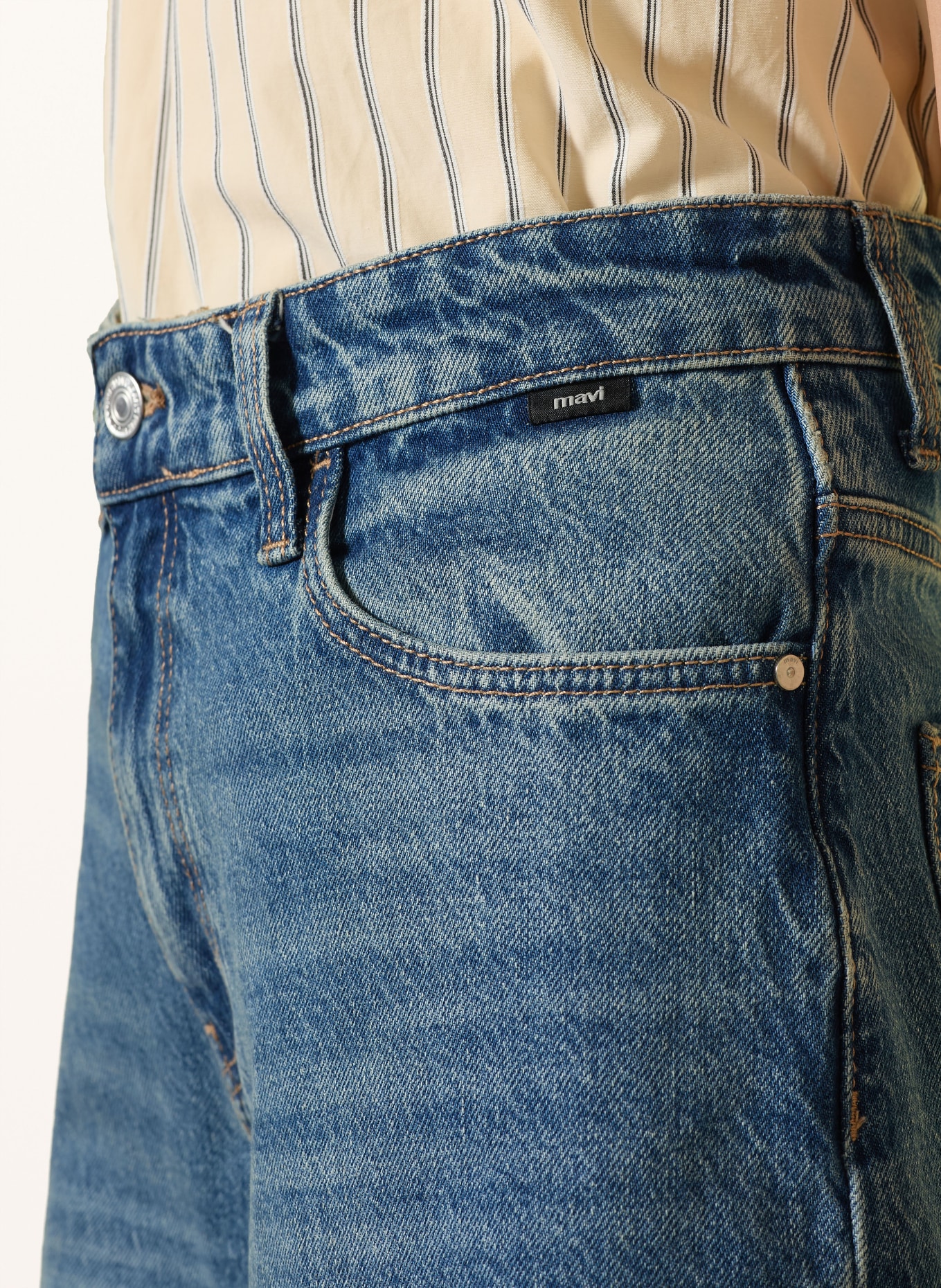 mavi Jeansbermuda ZASHA: 87779 Mid Brushed Denim