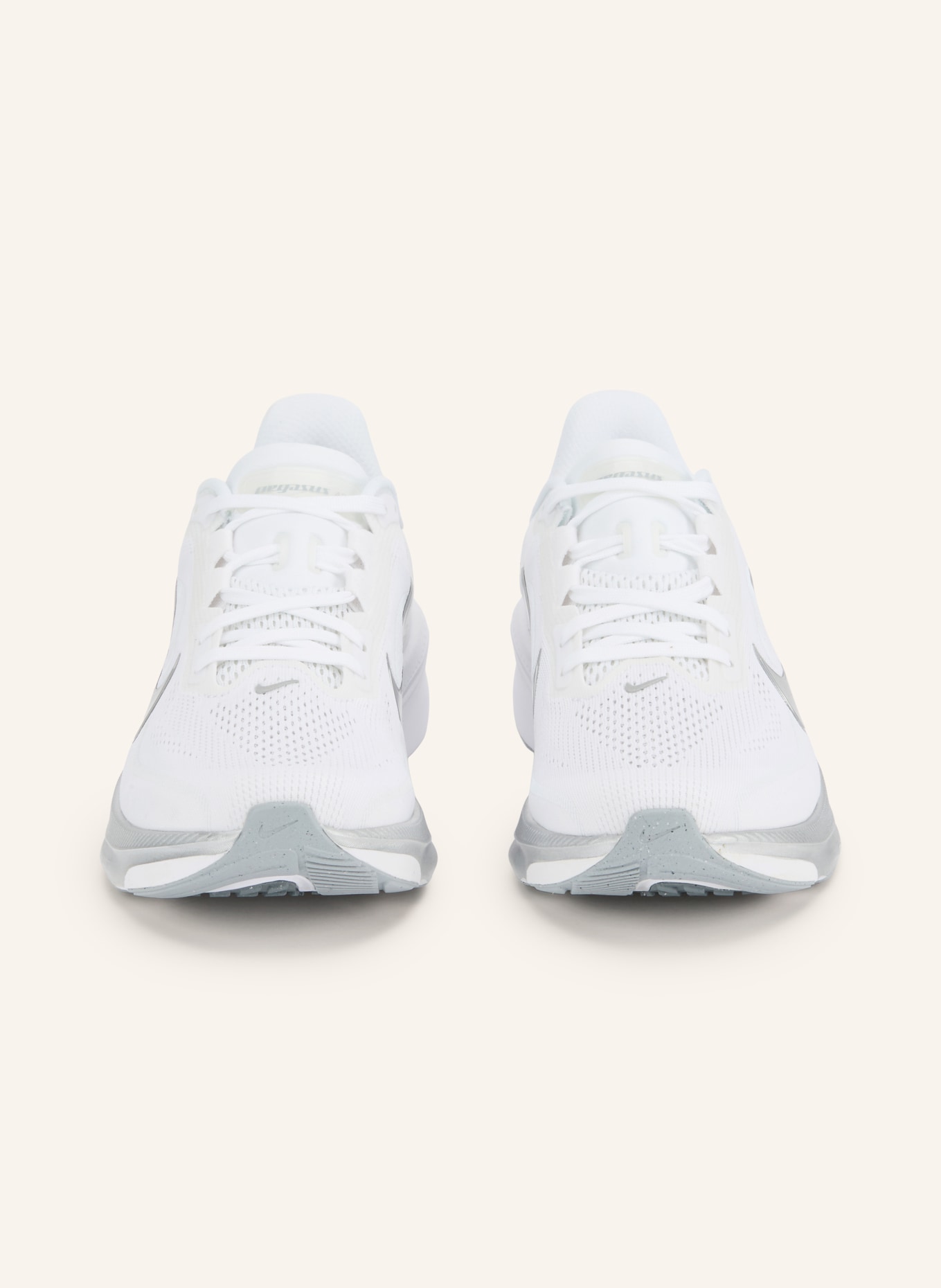 Nike Laufschuhe AIR ZOOM PEGASUS 42: WEISS / HELLGRAU