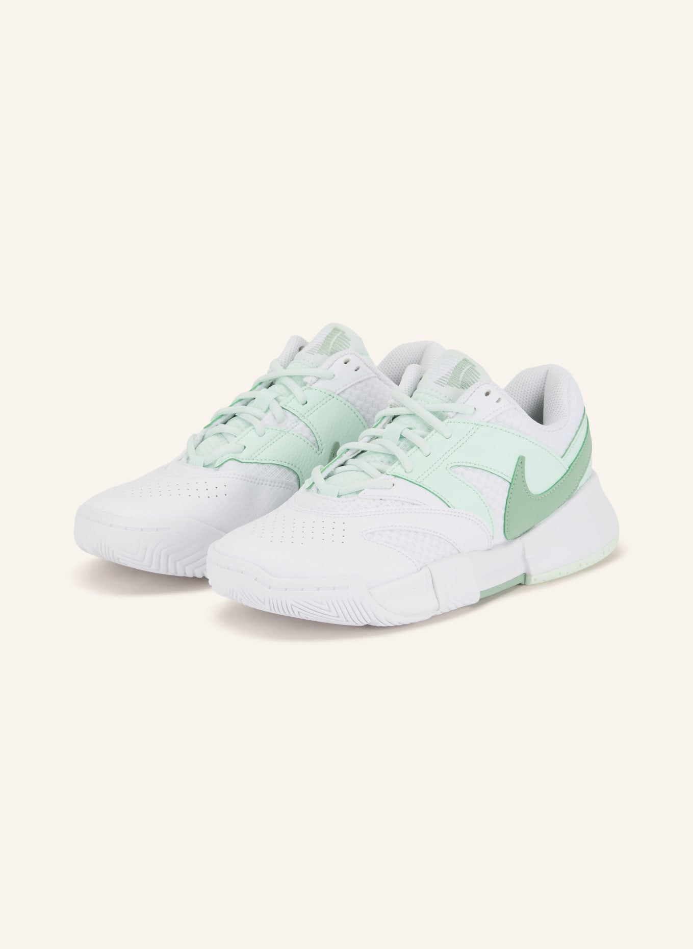 Nike Tennisschuhe COURT LITE 4: WEISS / MINT / GRÜN