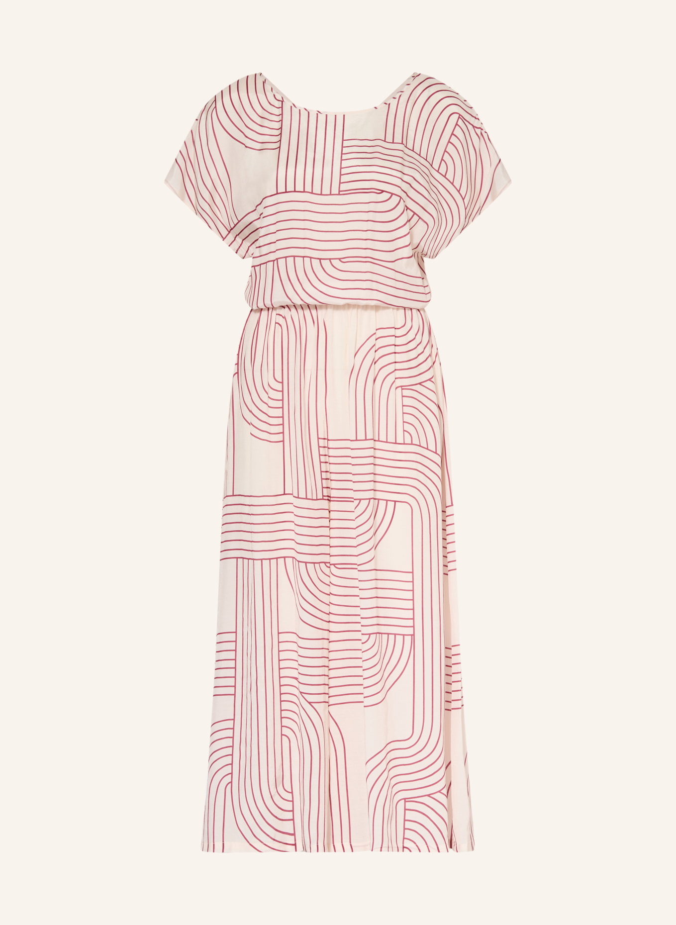 watercult Jumpsuit LINE SET: ECRU / DUNKELROT