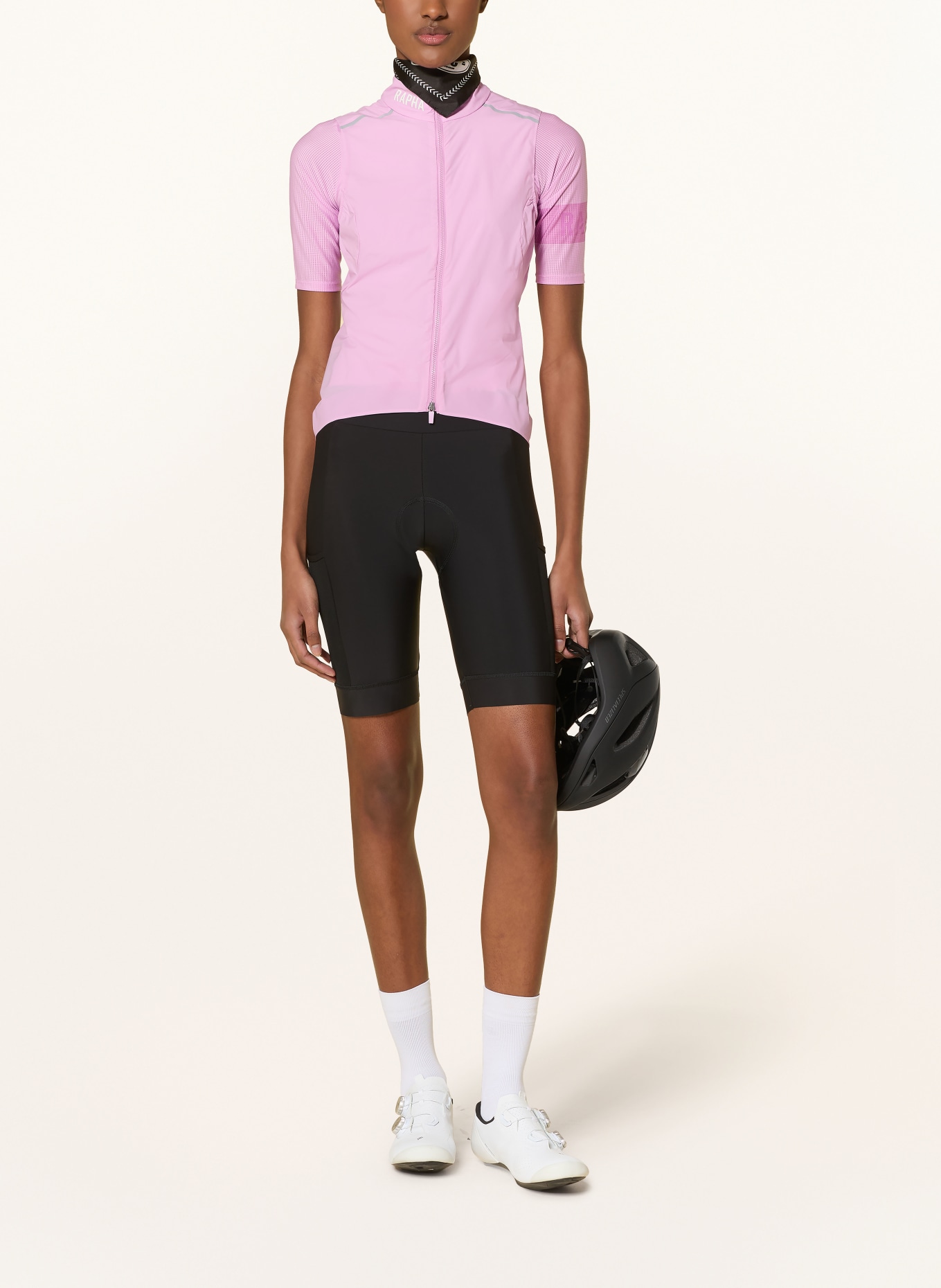 Rapha CORE CARGO cycling shorts with padded insert: BLACK