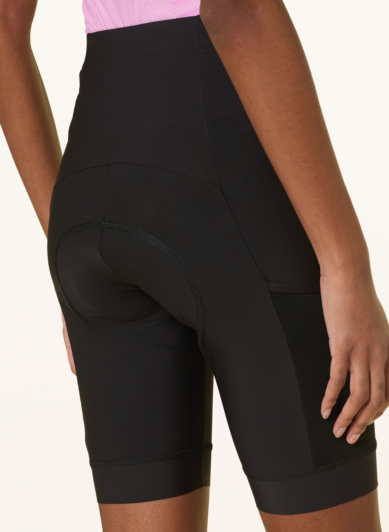 Rapha CORE CARGO cycling shorts with padded insert: BLACK