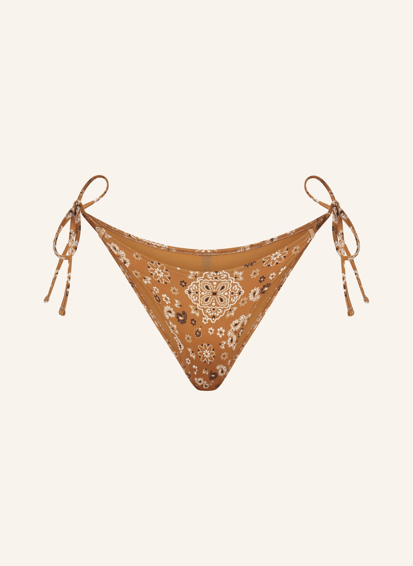 SKIMS Triangel-Bikini-Hose SIGNATURE SWIM: ALB ALMOND BANDANA