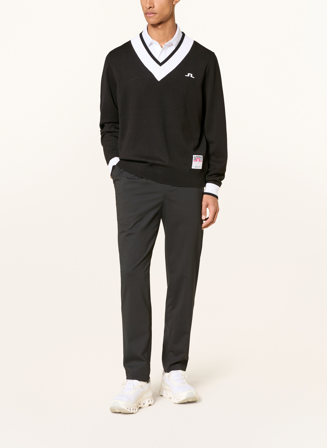 J.LINDEBERG Pulls: NOIR / BLANC