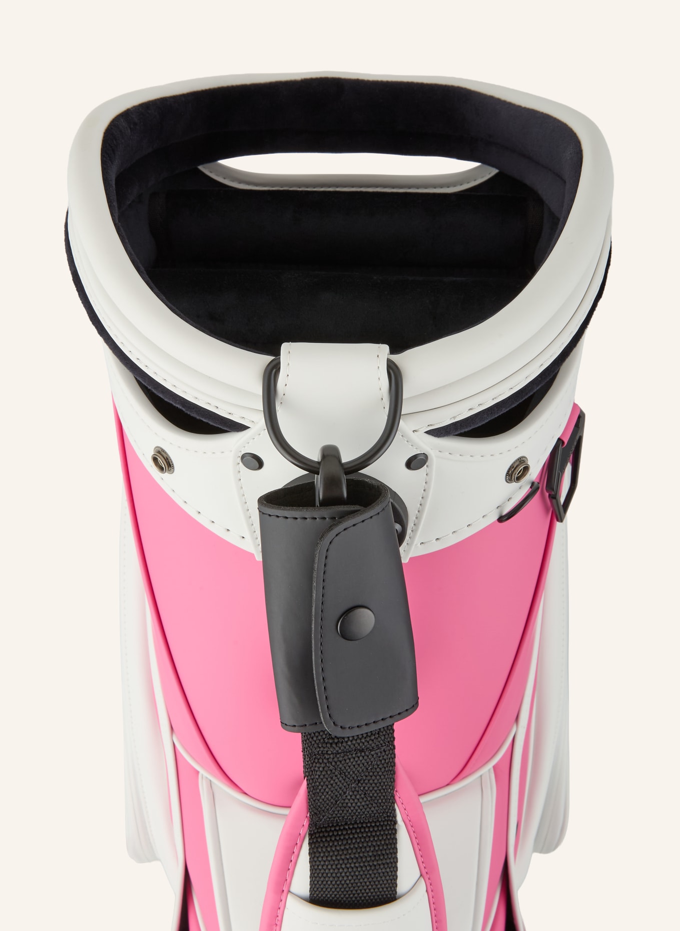 J.LINDEBERG Golftasche: PINK / WEISS / SCHWARZ