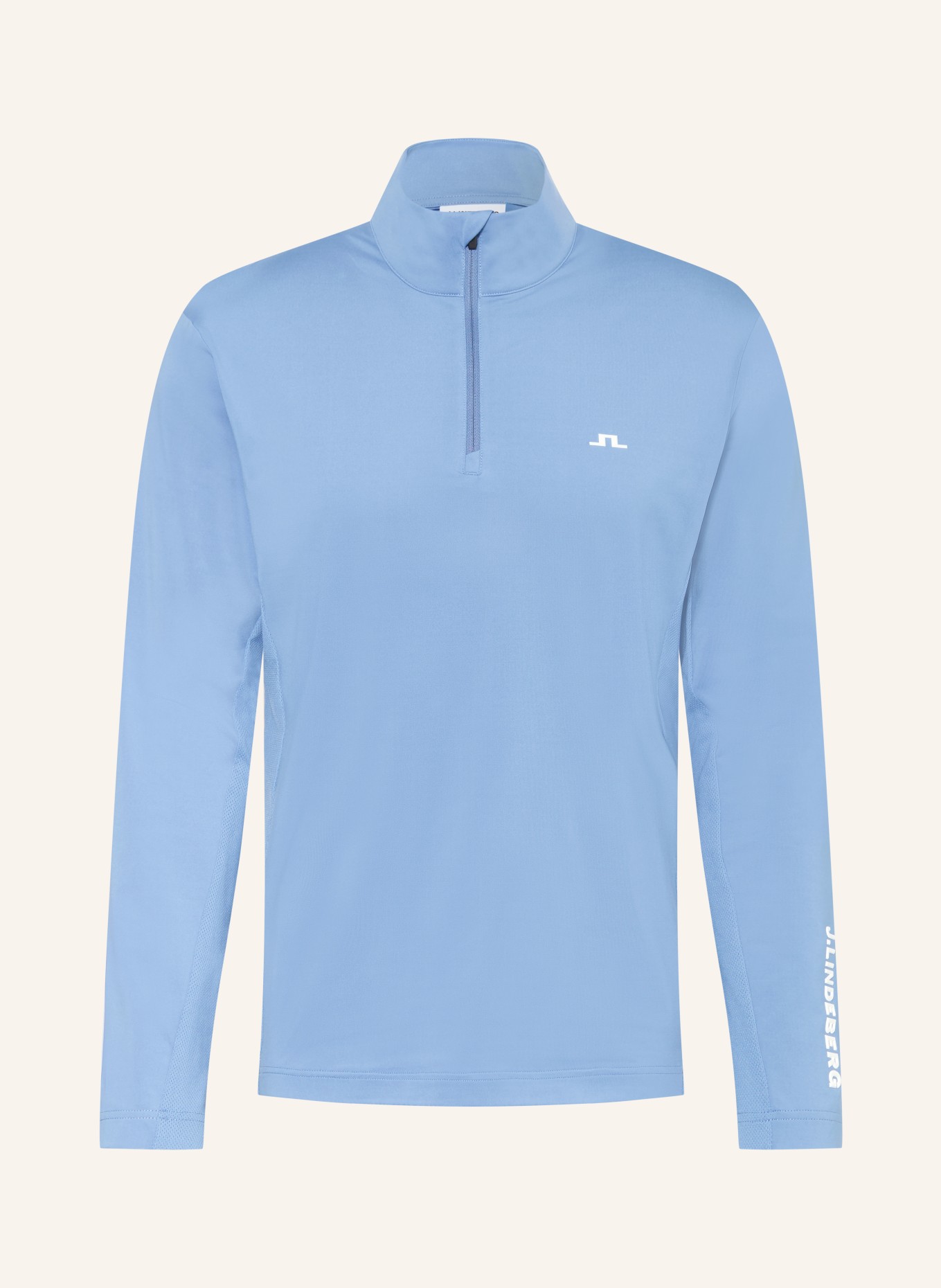 J.LINDEBERG Functional shirt: LIGHT BLUE / WHITE