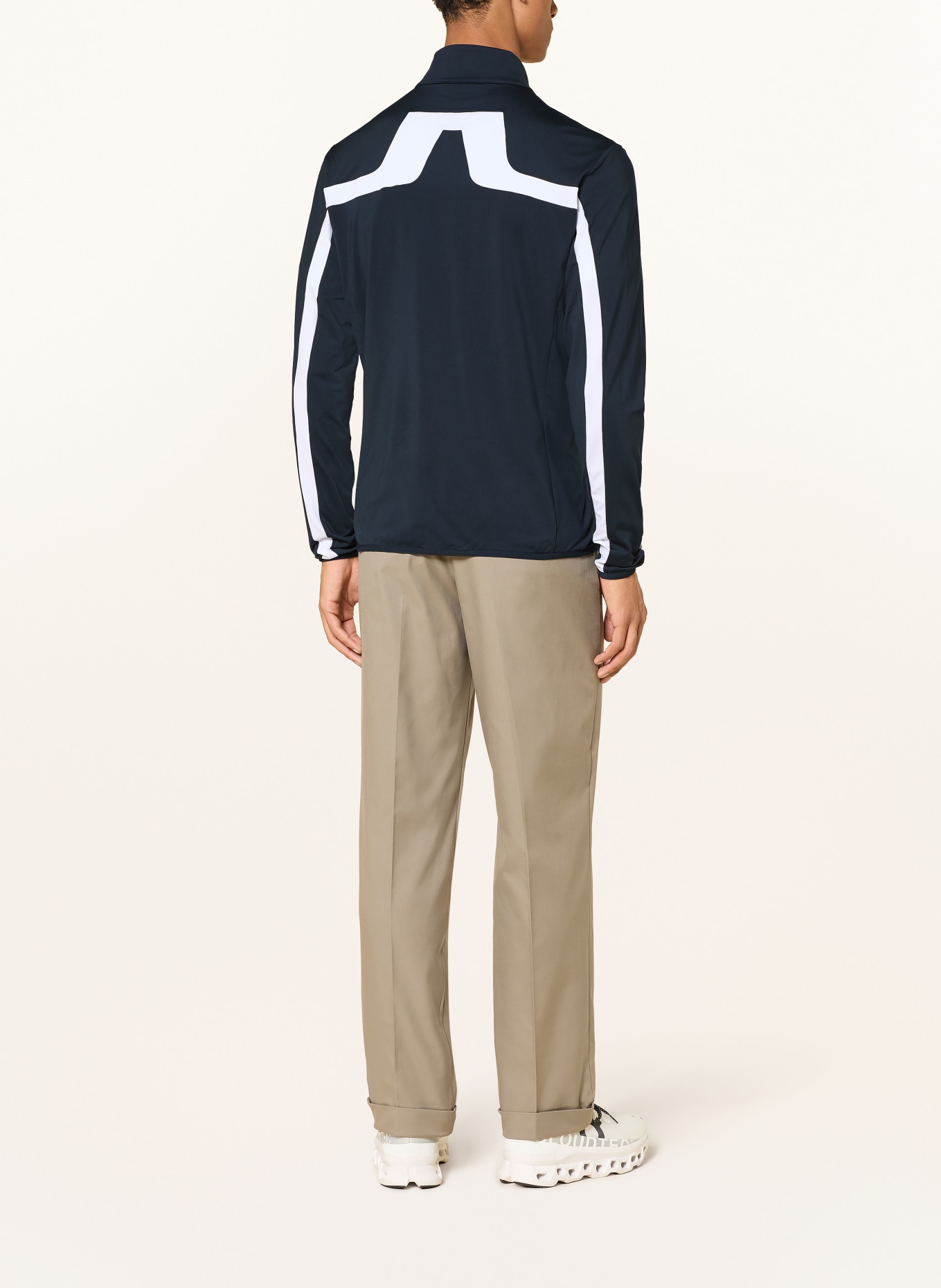 J.LINDEBERG Mid-layer jacket: DARK BLUE / WHITE