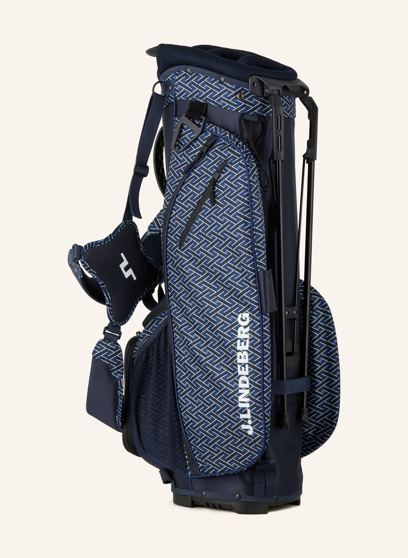 J.LINDEBERG Golf bag: DARK BLUE / BLUE / WHITE