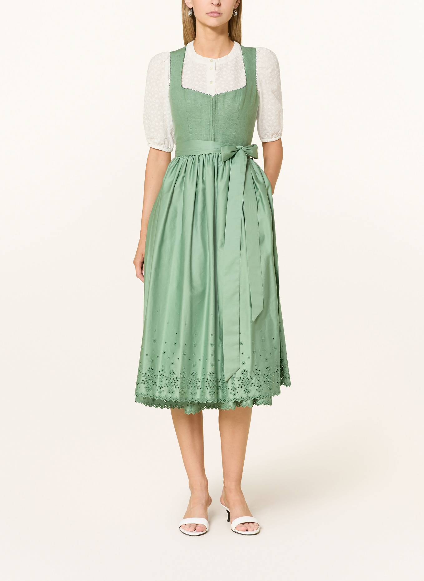 Grasegger Dirndlbluse EMMA: WEISS