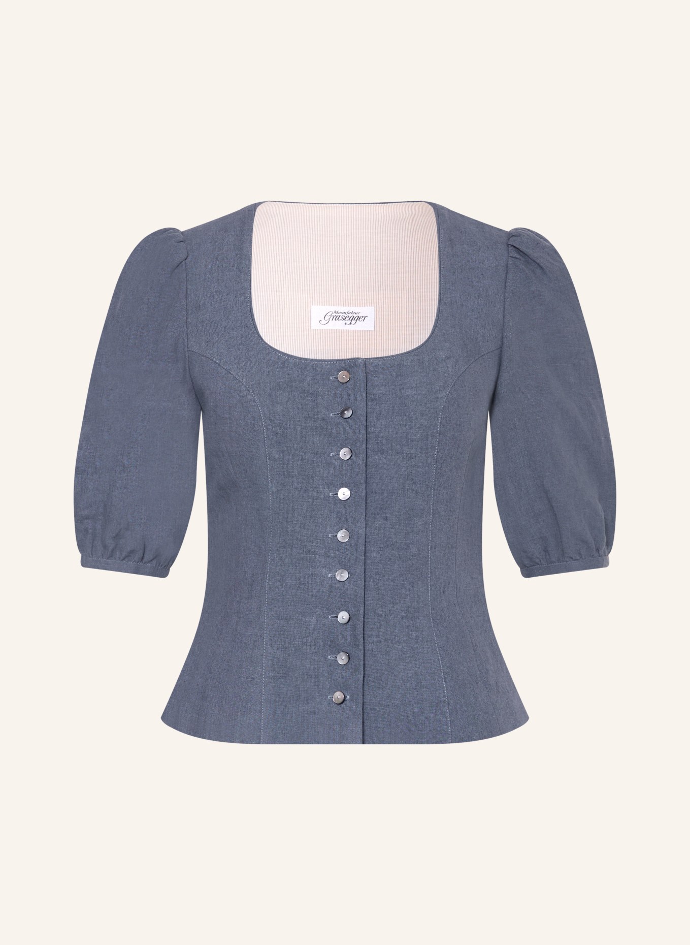 Grasegger Trachtenmieder PATRICIA: BLAU