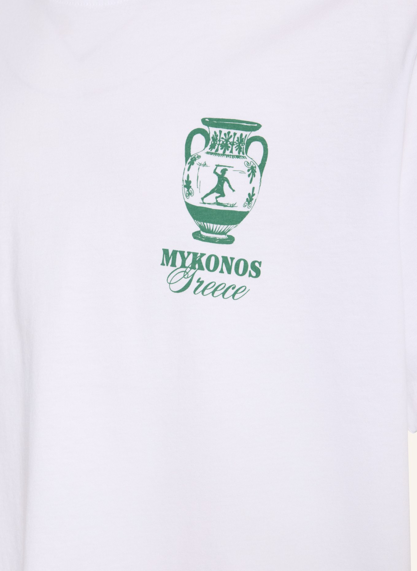 JACK&JONES T-Shirt: WEISS / GRÜN