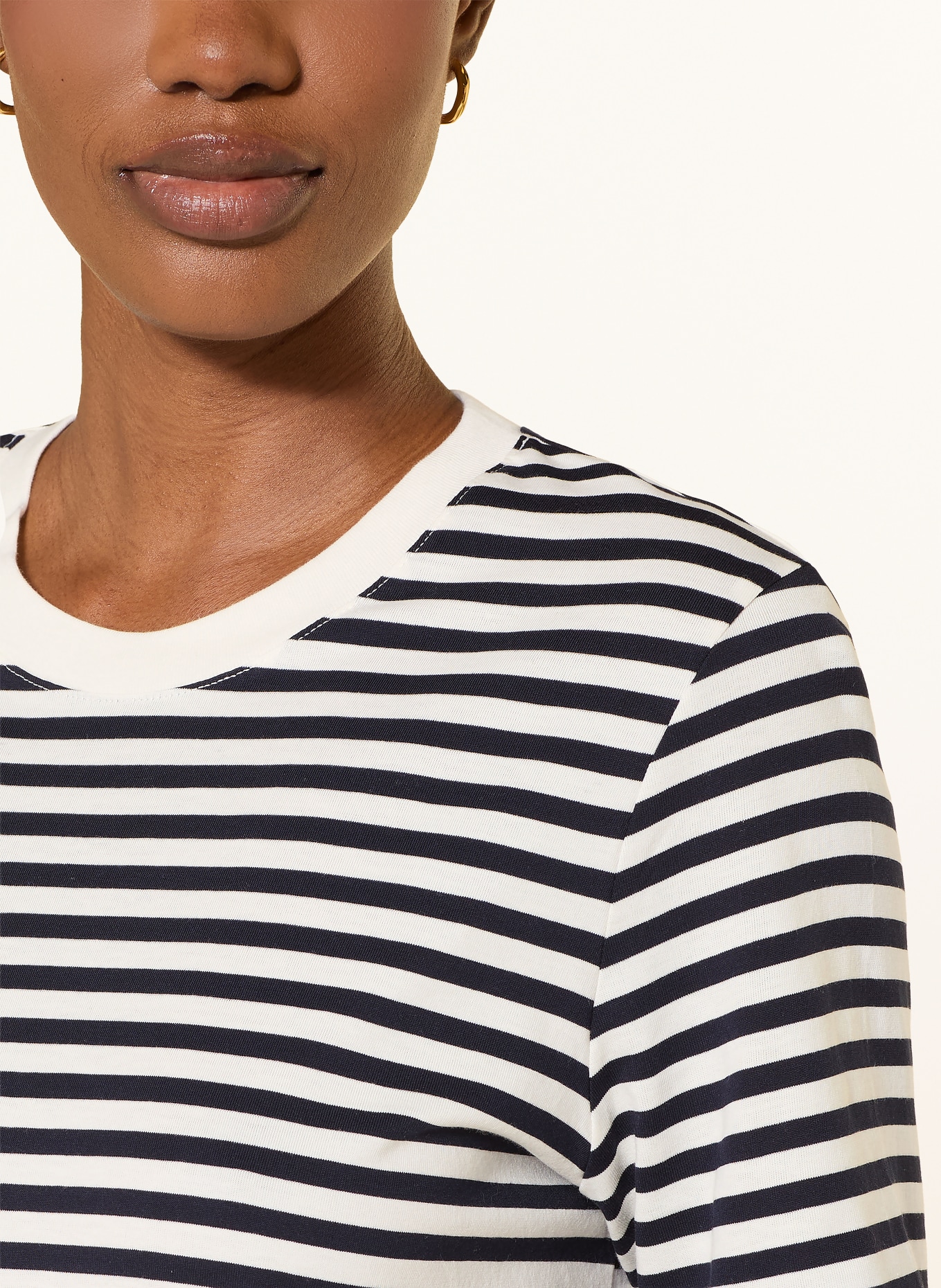ARKET T-Shirt: WEISS / SCHWARZ