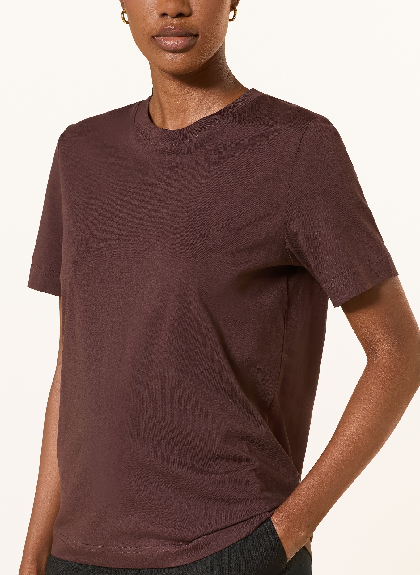 ARKET T-Shirt: DUNKELBRAUN