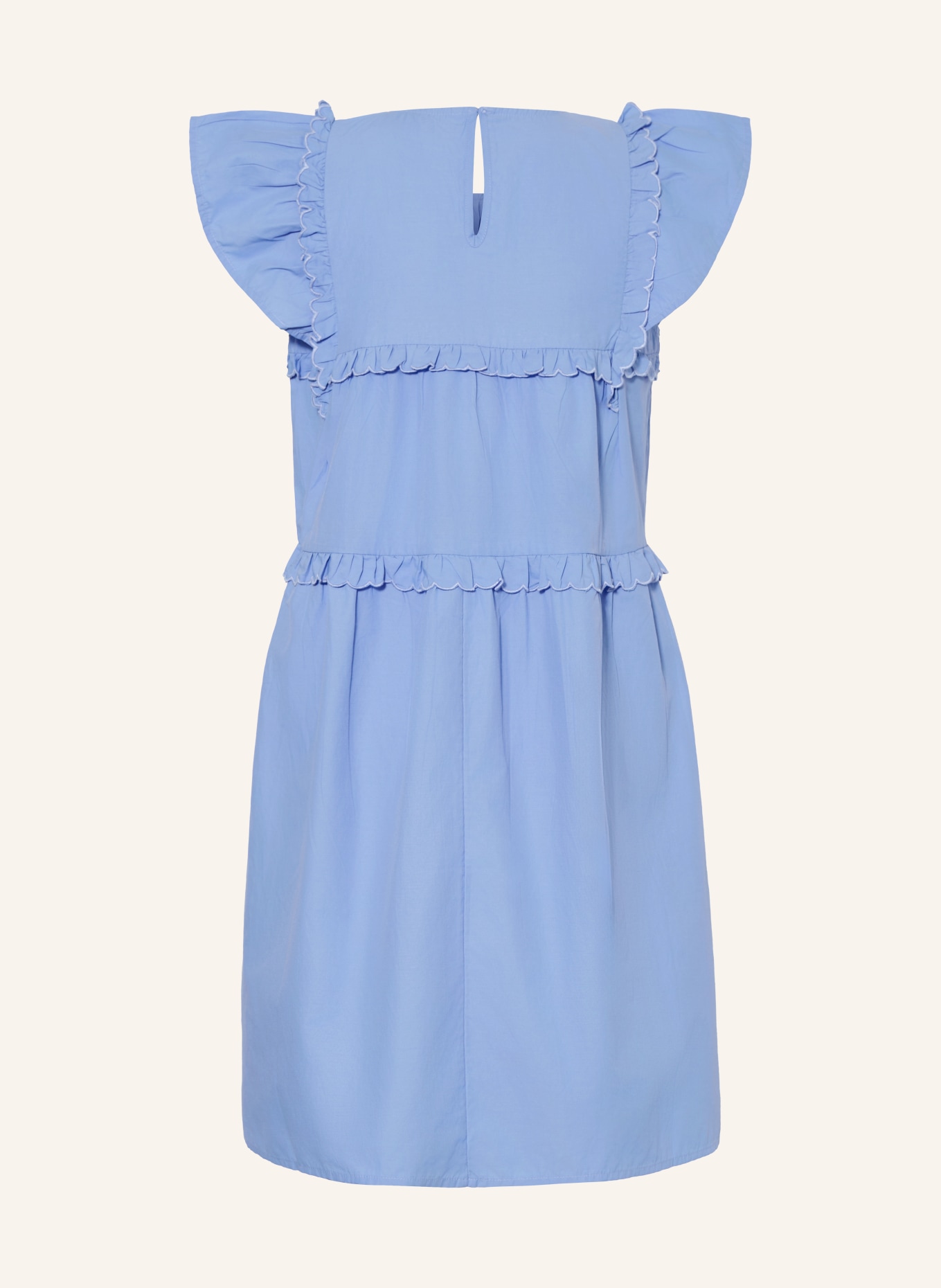 ONLY Robe à volants: BLEU