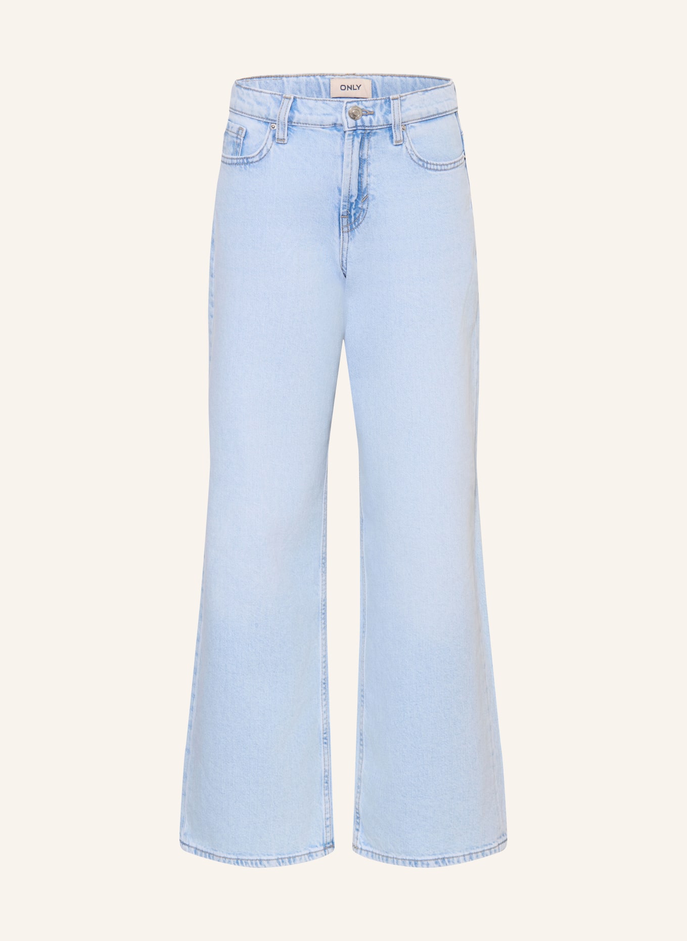 ONLY Wide-Fit Jeans: LIGHT BLUE DENIM