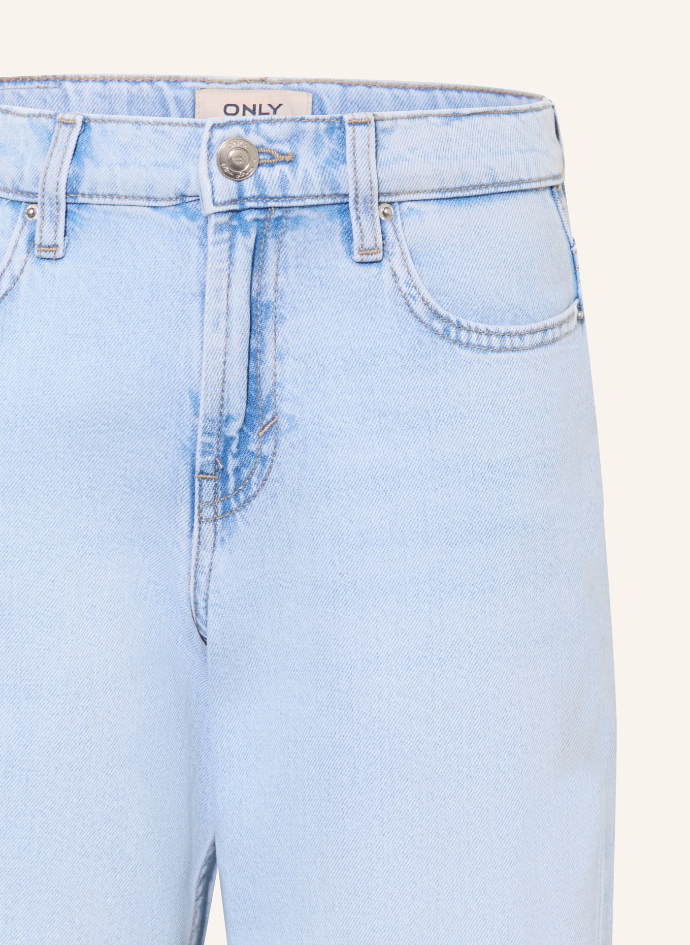 ONLY Wide-Fit Jeans: LIGHT BLUE DENIM