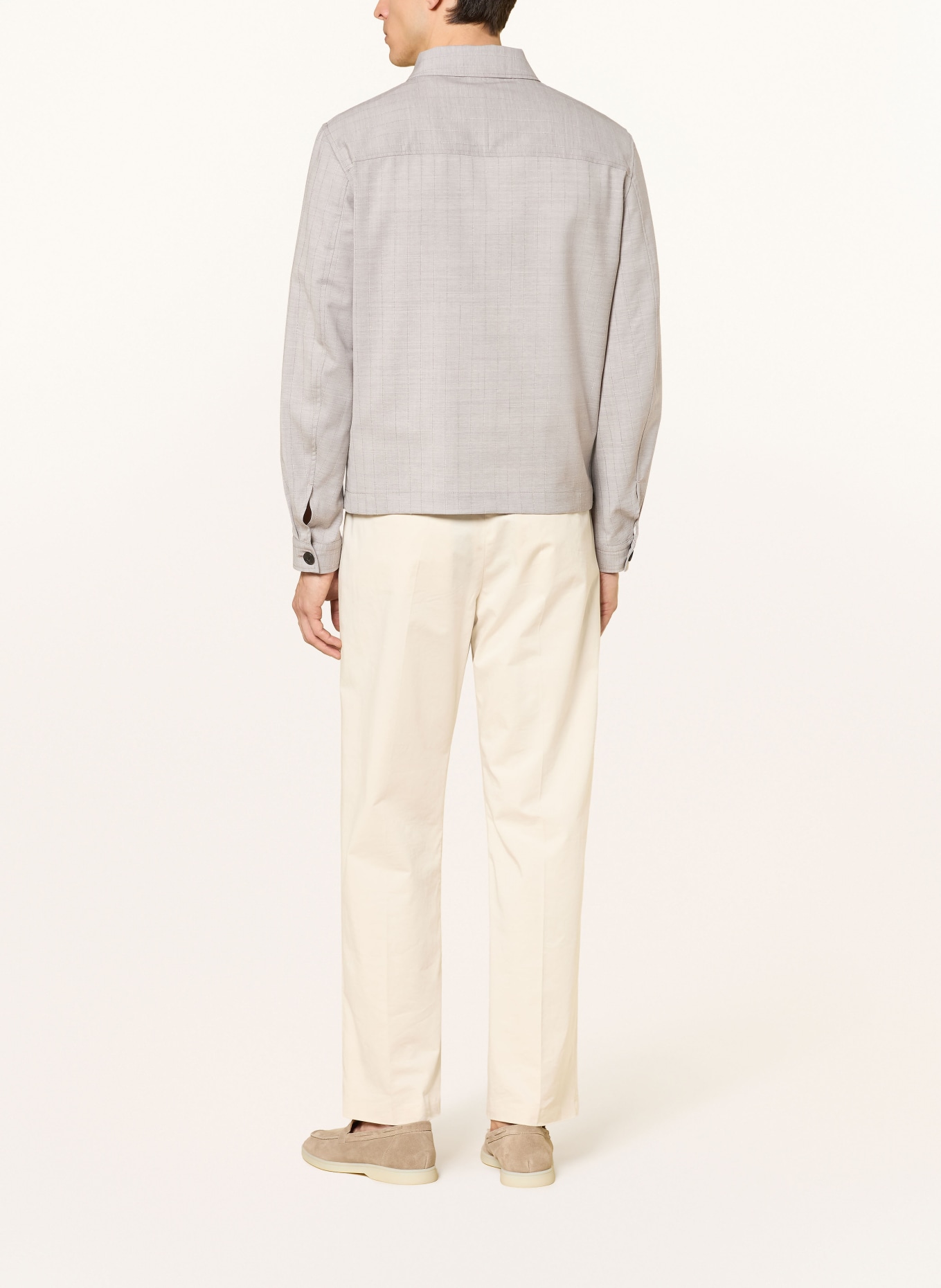 TIGER OF SWEDEN BARNABY Overshirt: GRAY