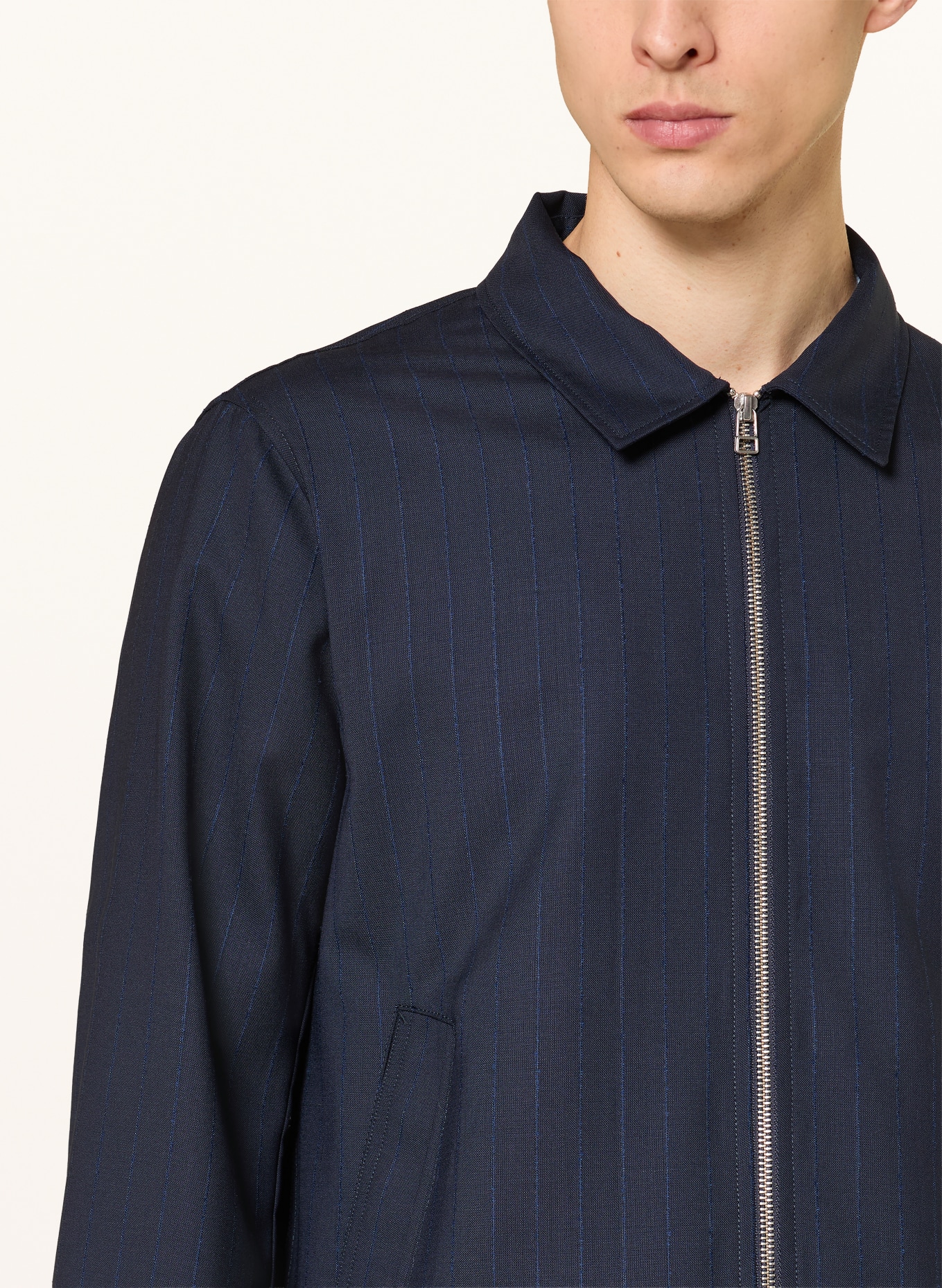 TIGER OF SWEDEN BARNABY Overshirt: DARK BLUE