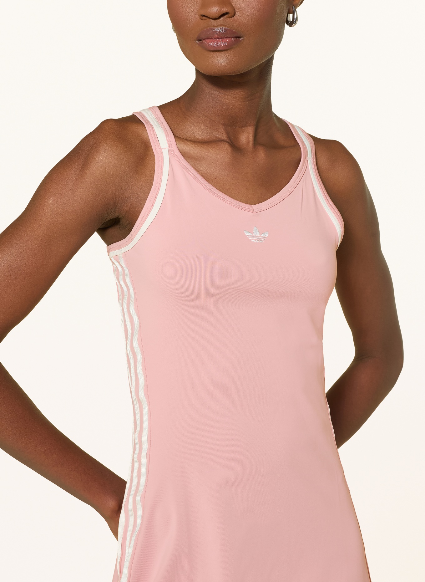 adidas Originals Jerseykleid ADIDAS ORIGINALS SUMMER GLOW: ROSÉ / CREME