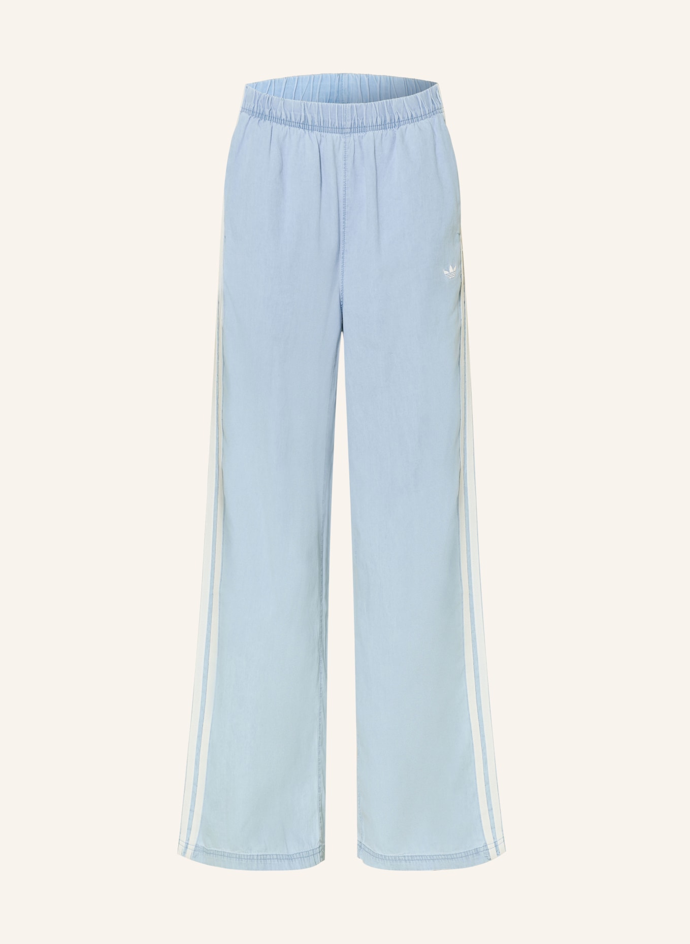 adidas Originals Wide-Leg Jeans SUMMER GLOW DENIM WIDE LEG: LGHDEN