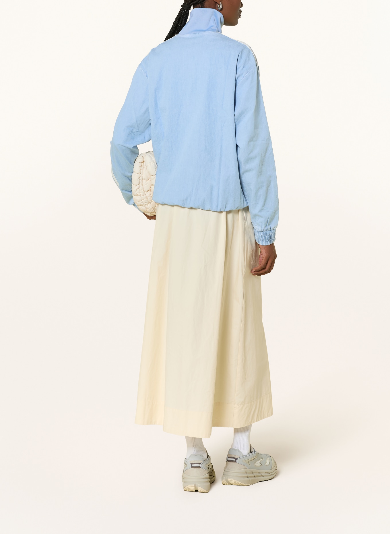 adidas Originals Jeansblouson ADIDAS ORIGINALS SUMMER GLOW DENIM FIREBIRD: HELLBLAU / WEISS