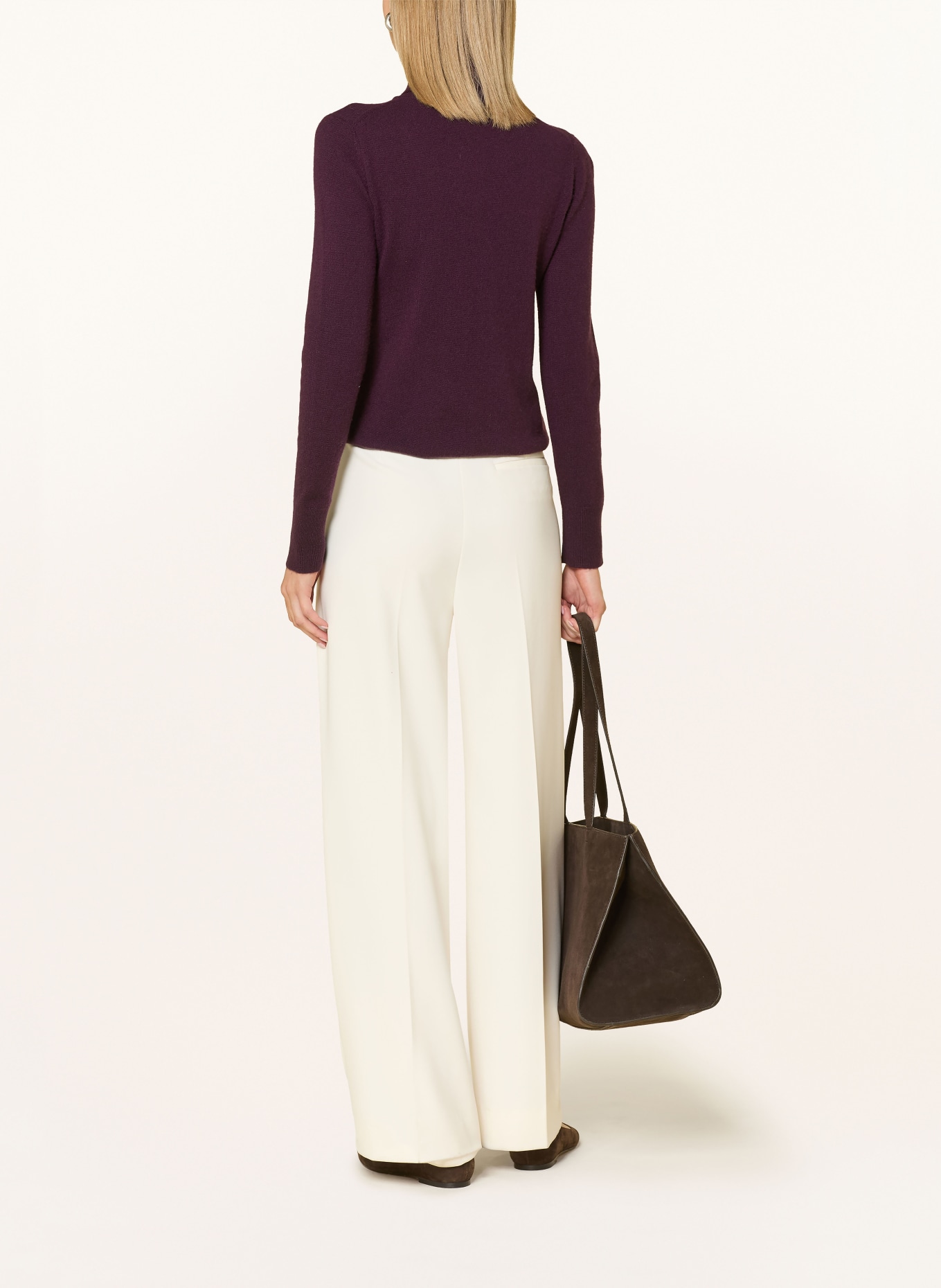 darling harbour Rollkragenpullover aus Cashmere: PLUM