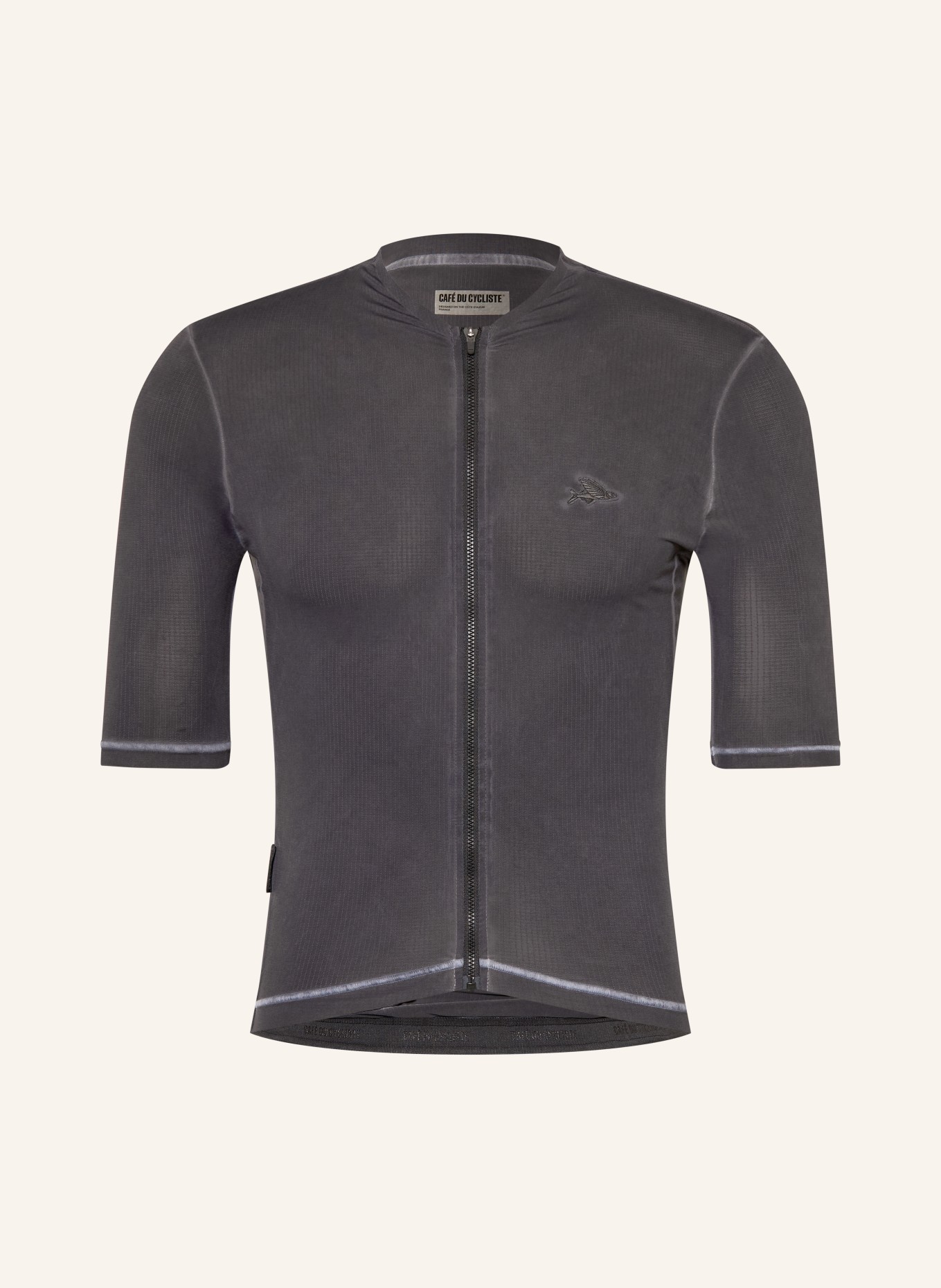 CAFÉ DU CYCLISTE Radtrikot LAURETTE: DUNKELGRAU