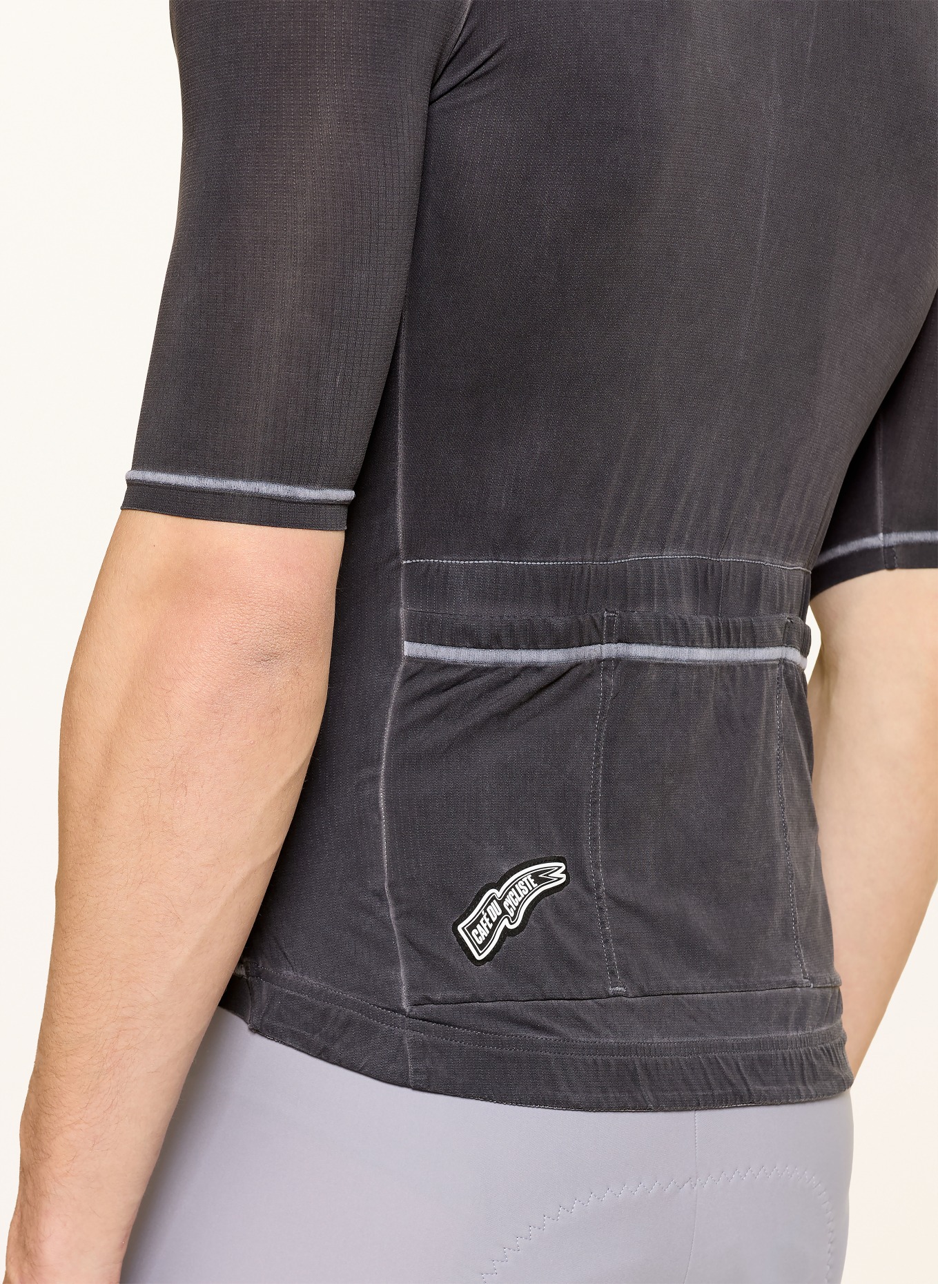 CAFÉ DU CYCLISTE Radtrikot LAURETTE: DUNKELGRAU