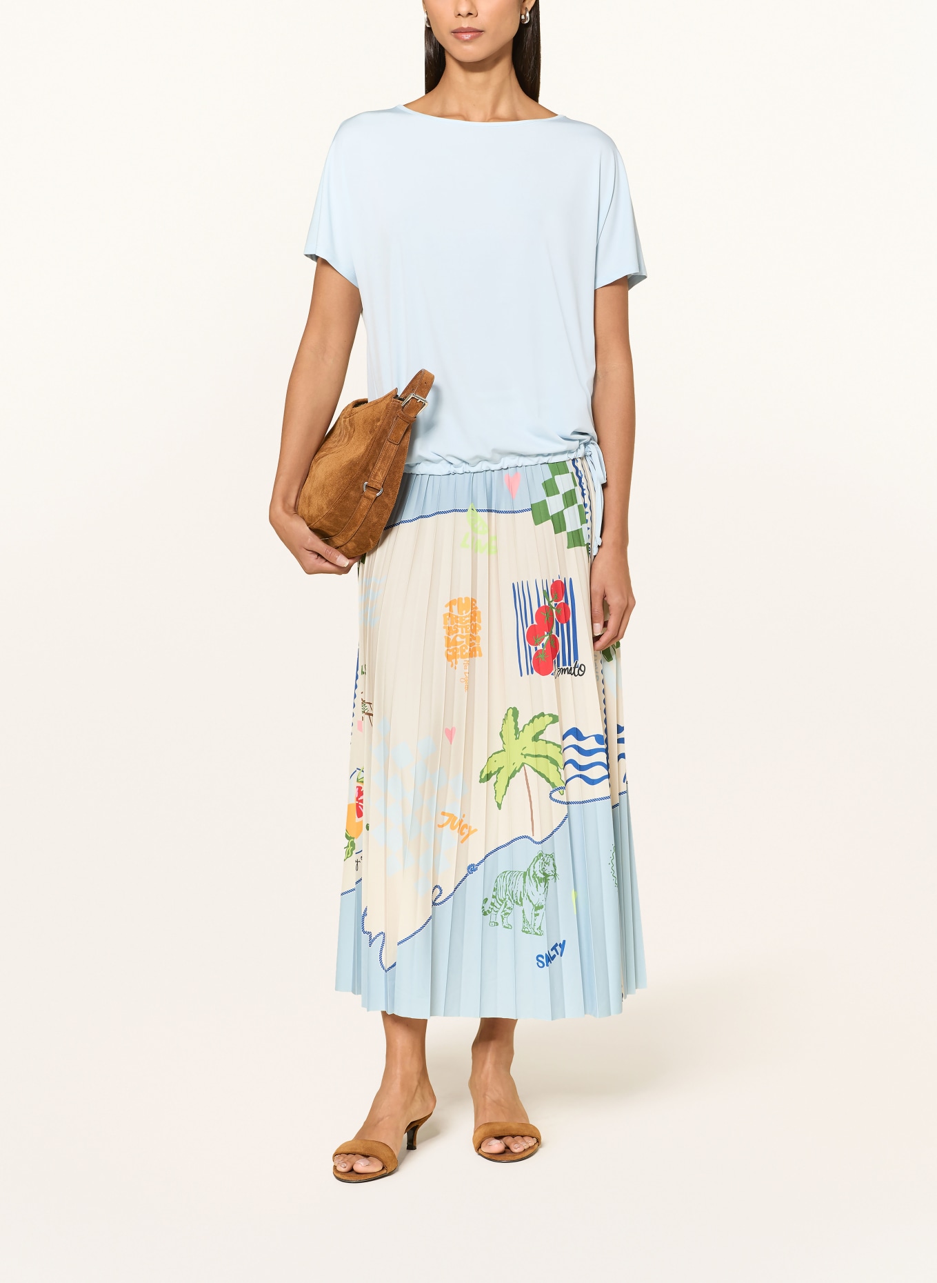 Miss Lagotte T-shirt: LICHTBLAUW